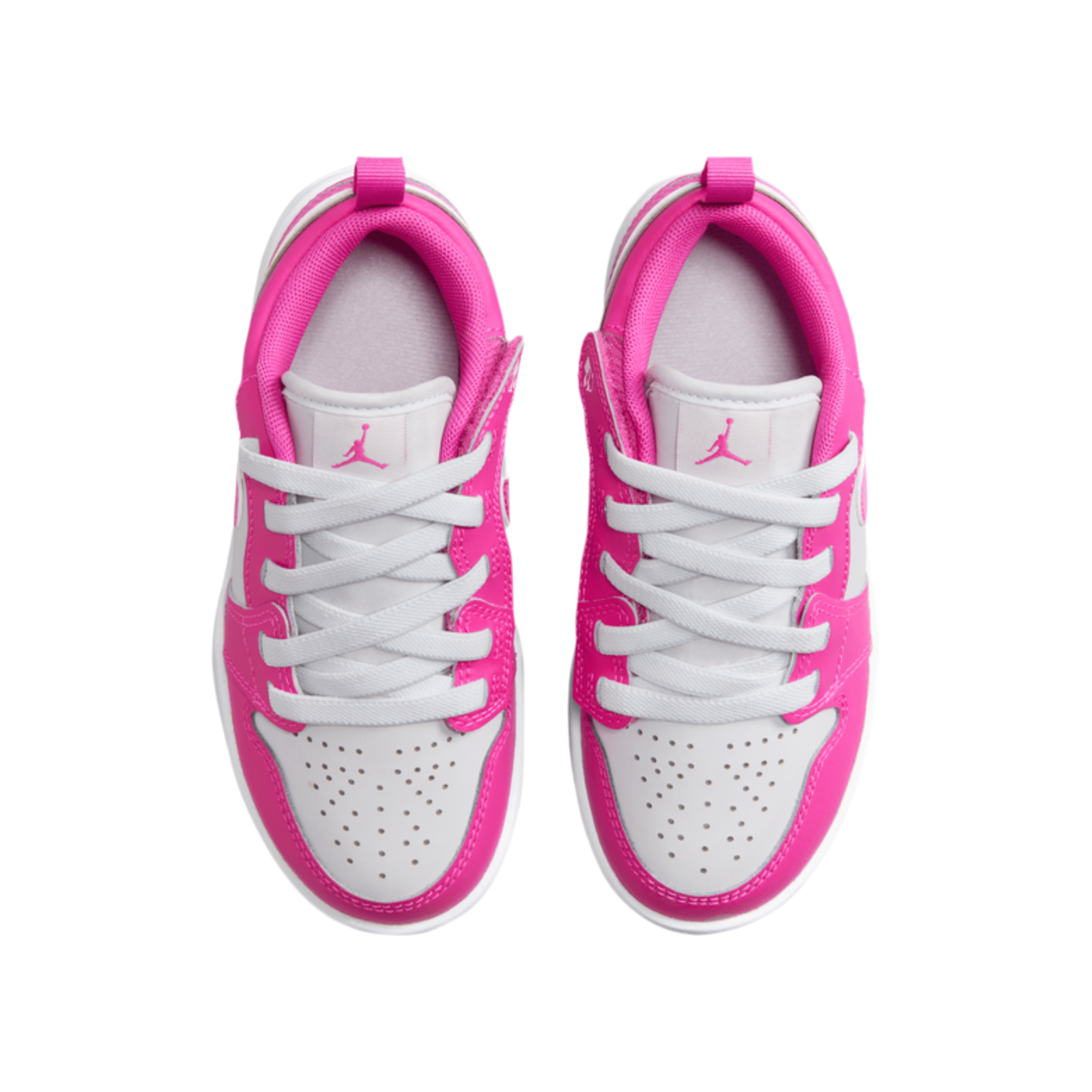 Nike Girls Kids Air Jordan 1 Low - Pink Grey
