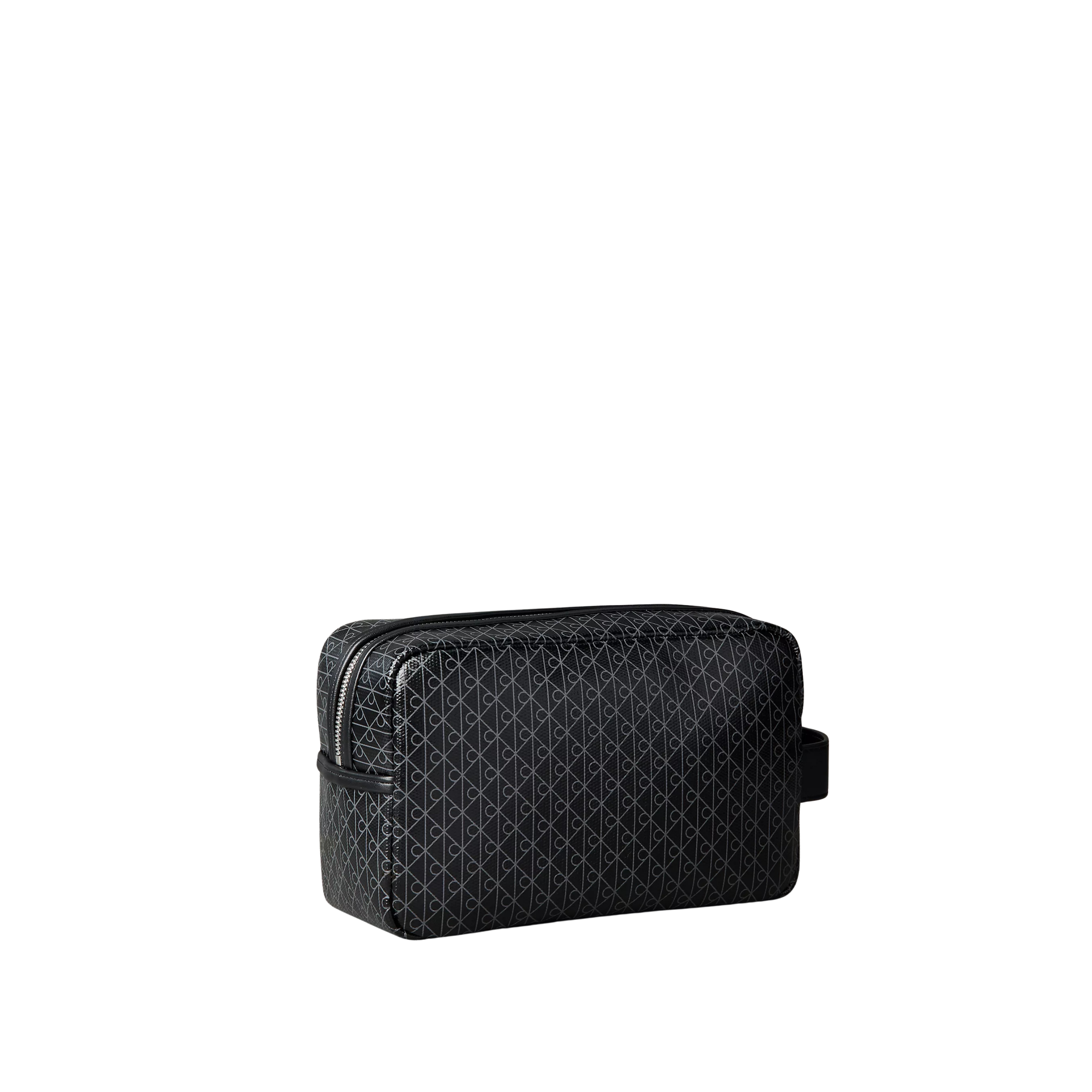 Calvin Klein Men Allover Emblem Logo Pouch - Black