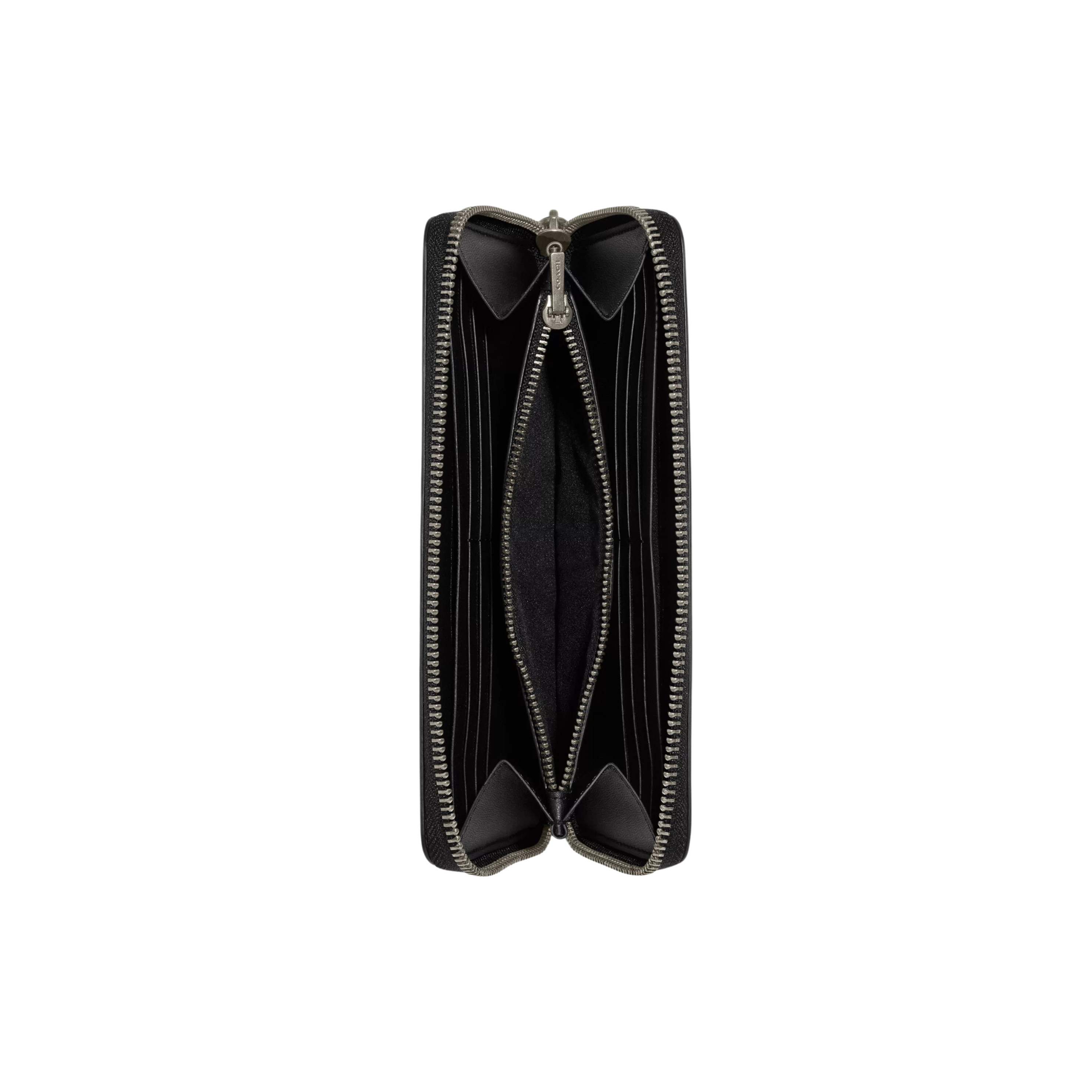 Coach Men Accordion Wallet - Gunmetal Black