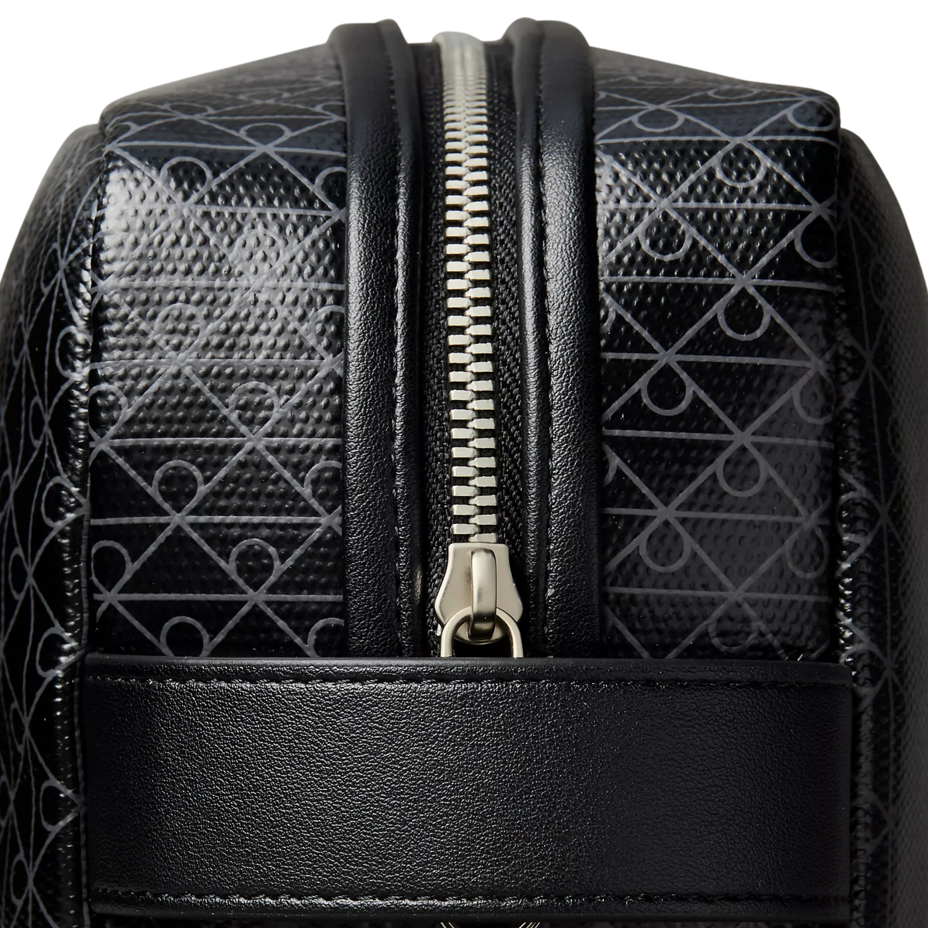 Calvin Klein Men Allover Emblem Logo Pouch - Black