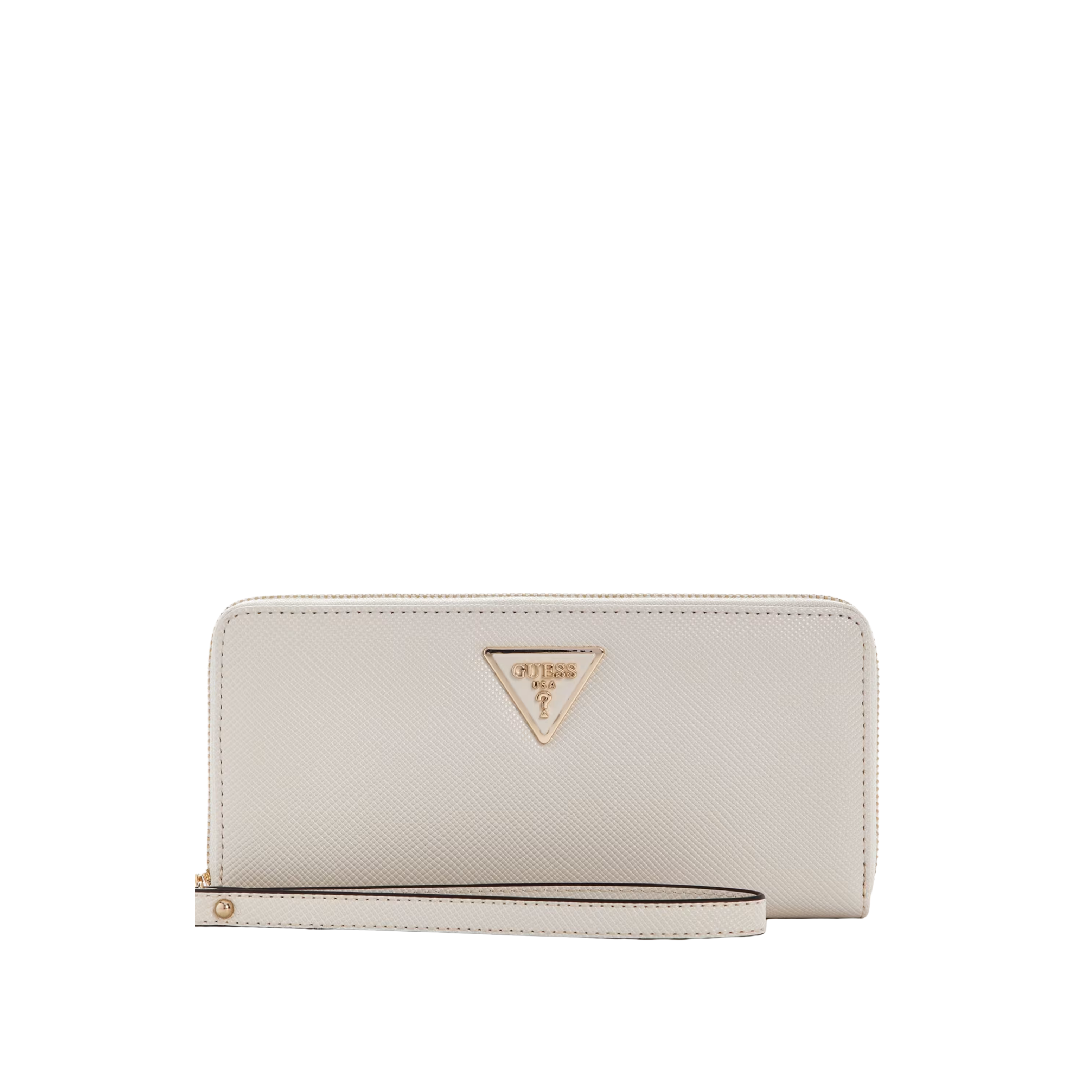 Guess Women Laurel Maxi Wallet - Bone