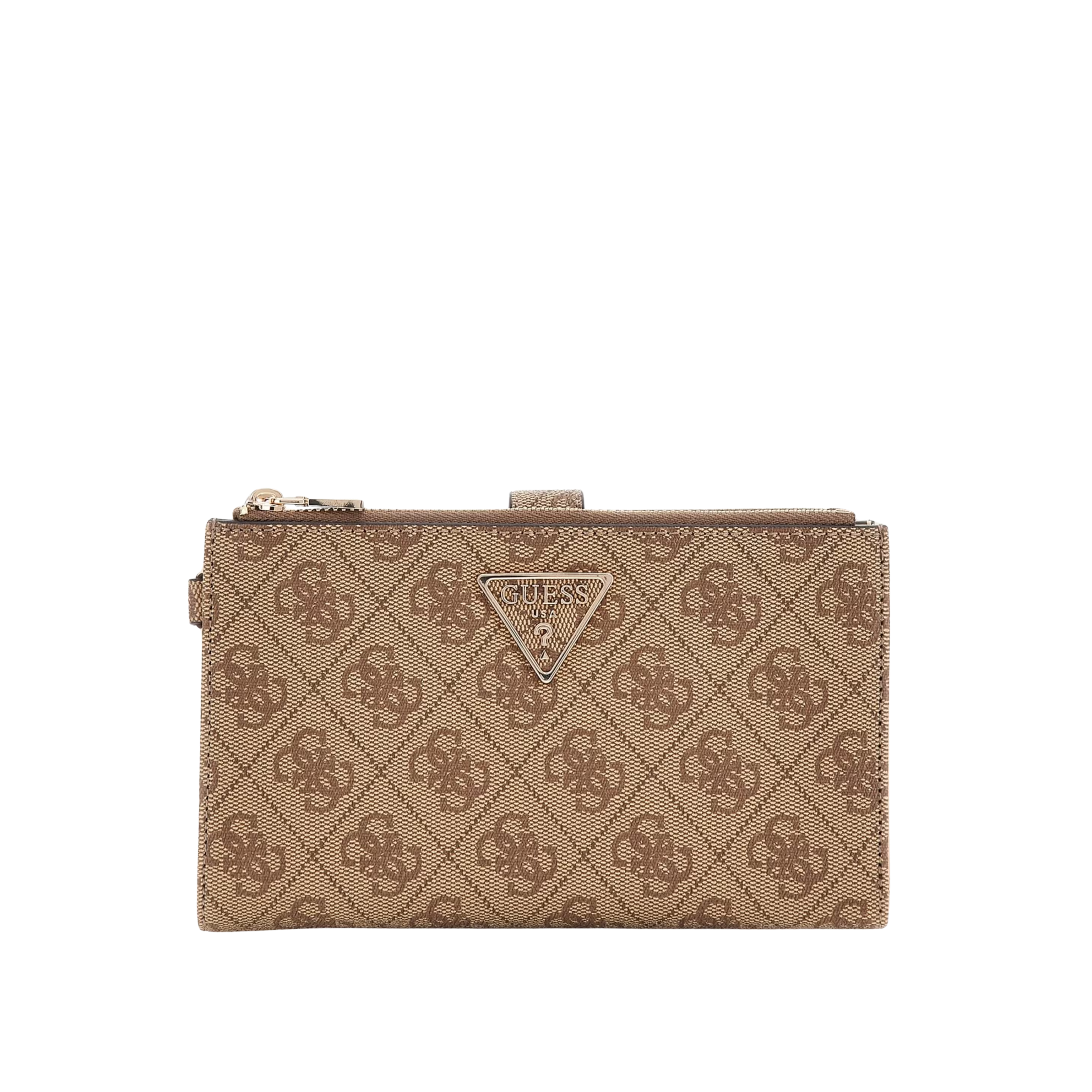 Guess Women Laurel 4G Logo Wallet - Latte Logo