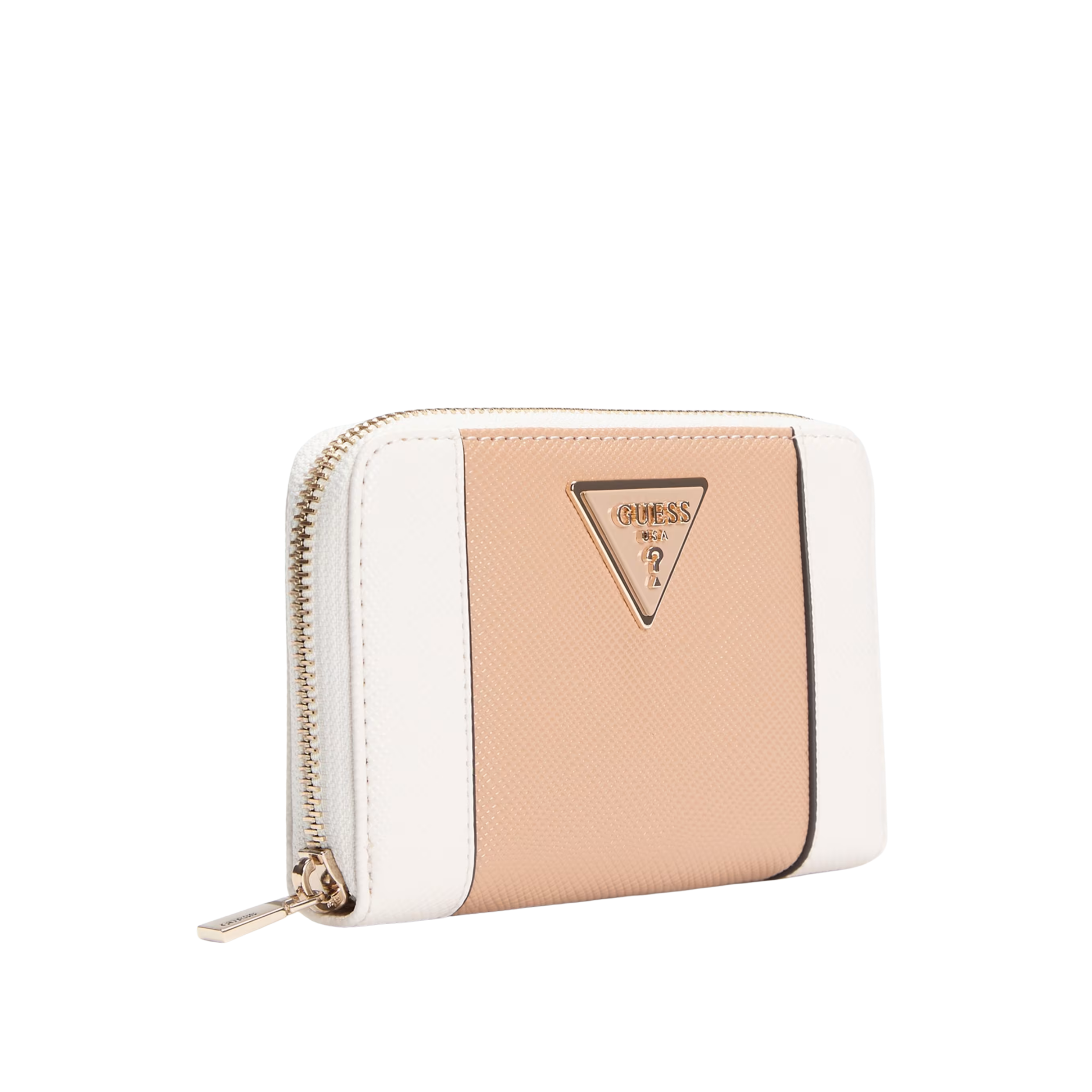 Guess Women Laurel Saffiano Wallet - Off white Beige
