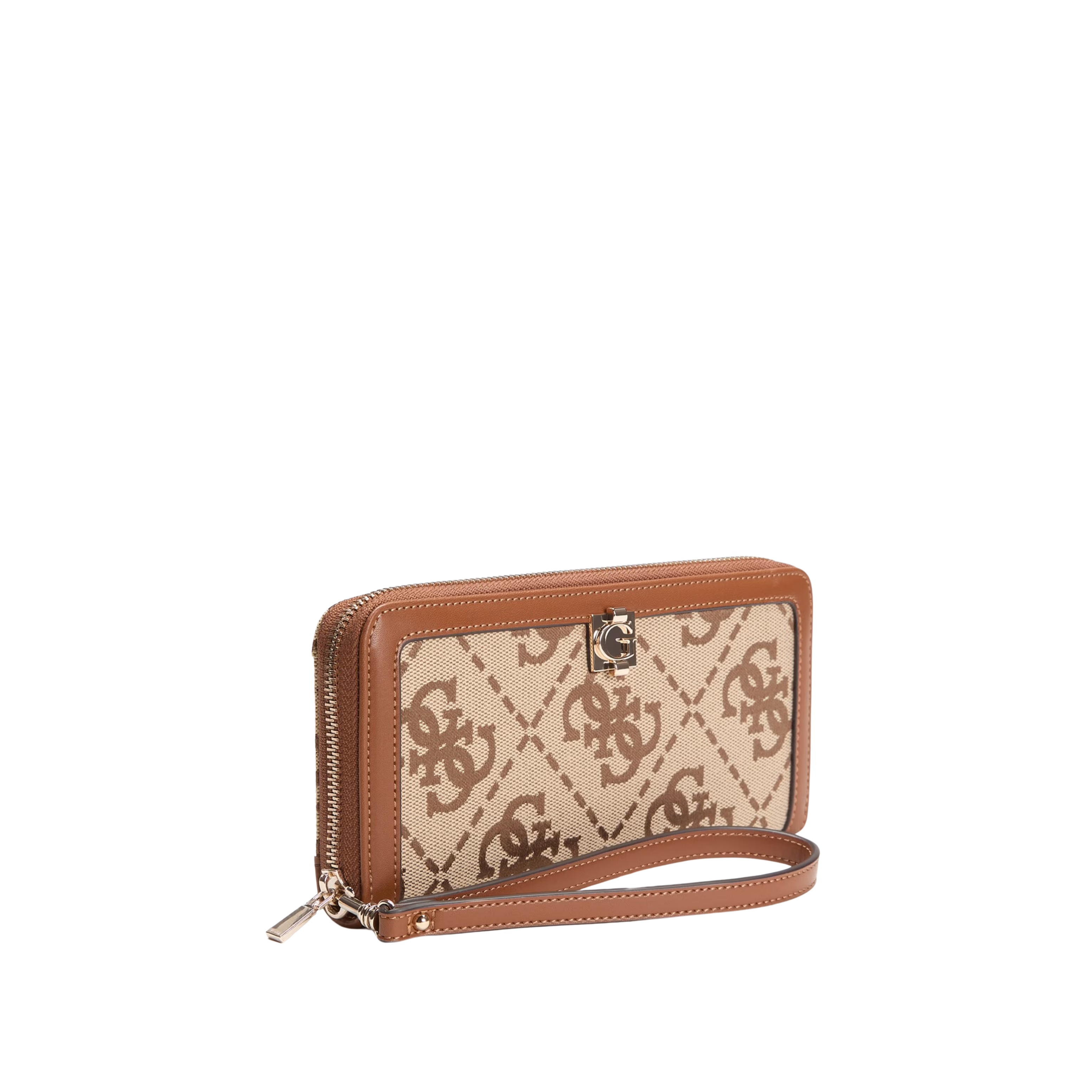 Guess Women Audrey Logo Wallet - Latte Logo