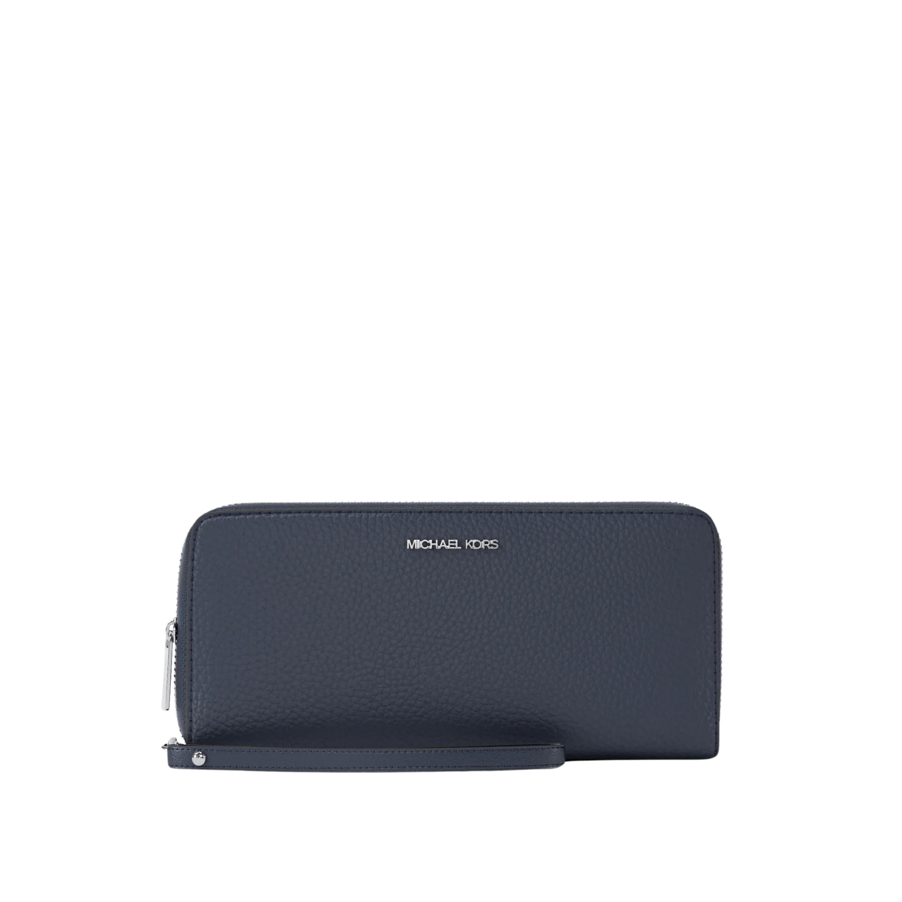 Michael Kors Women Large Pebbled Leather Continental Wallet - Navy