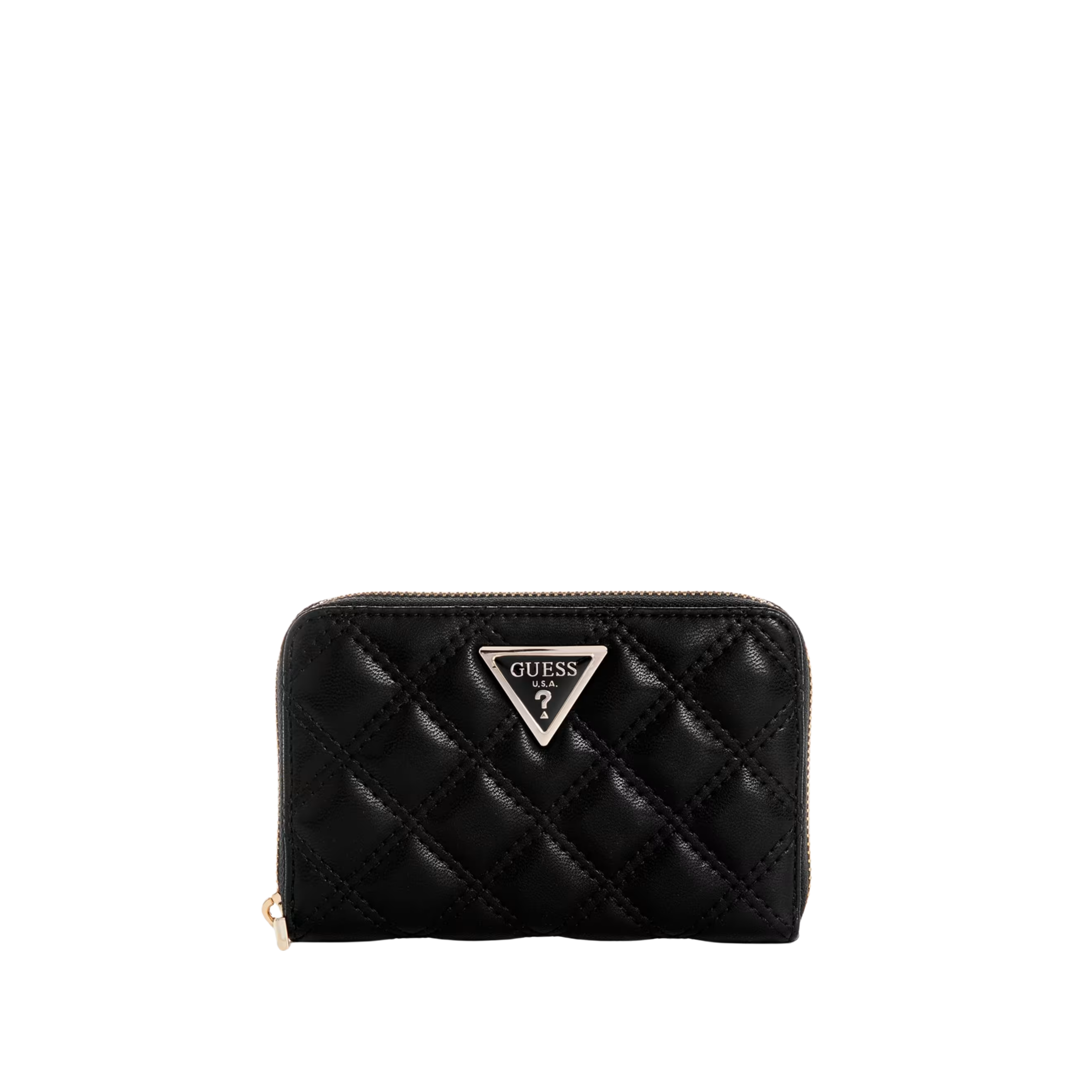 Guess Women Giully Quilted Medium Wallet - Black