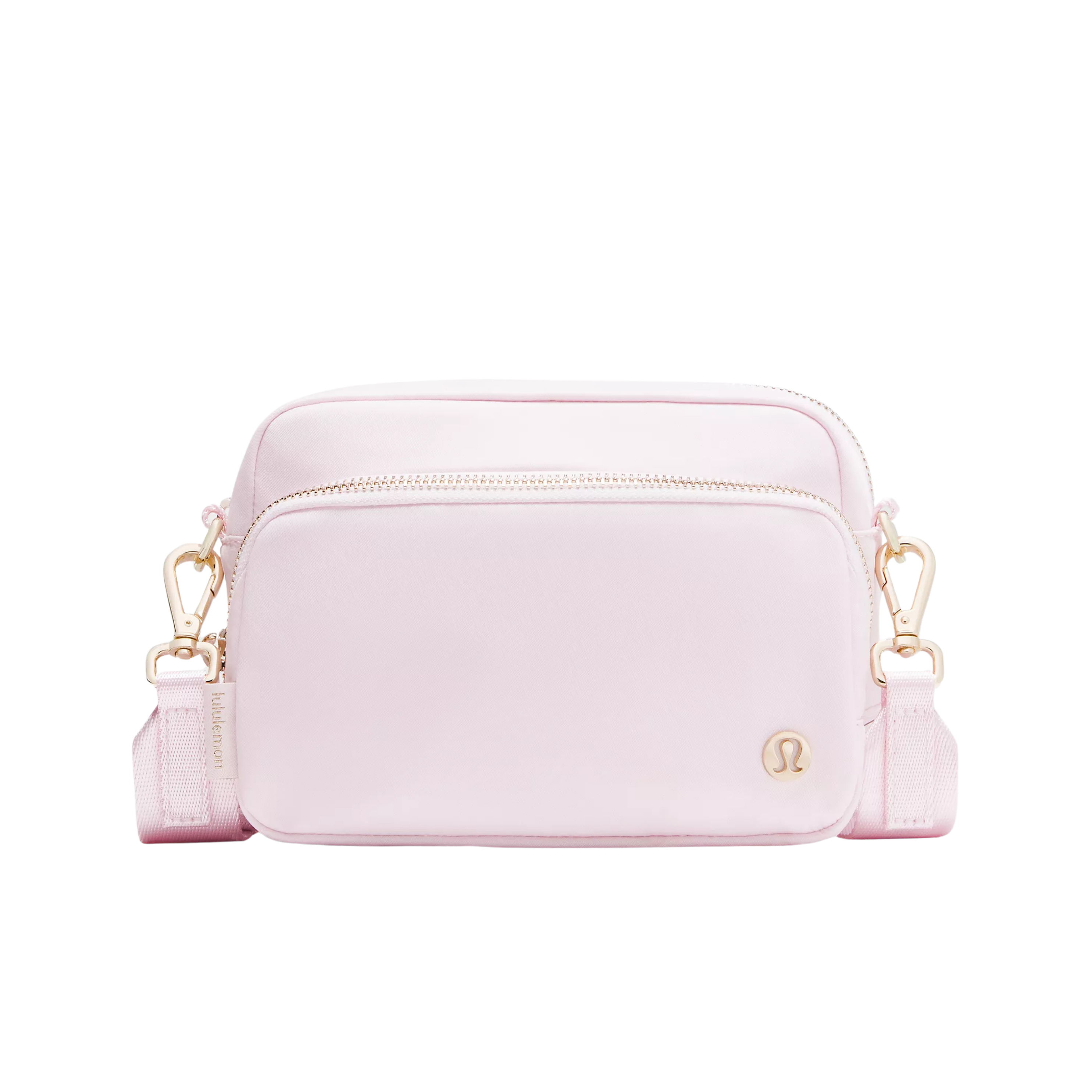 Lululemon Everywhere Crossbody Bag 2L Metal Hardware - Blissful Pink Gold