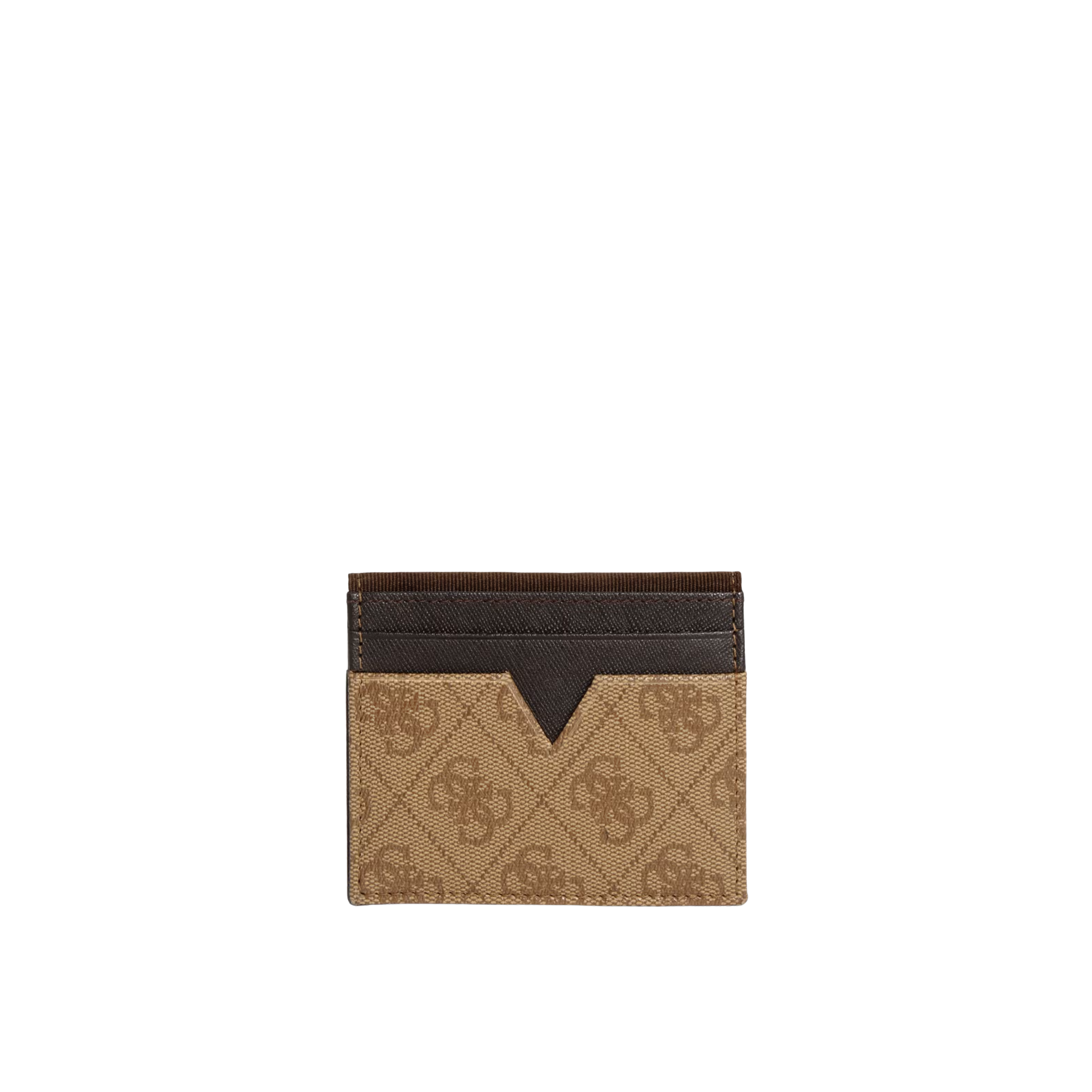 Guess Men Noah Magnetic Card Case - Brown