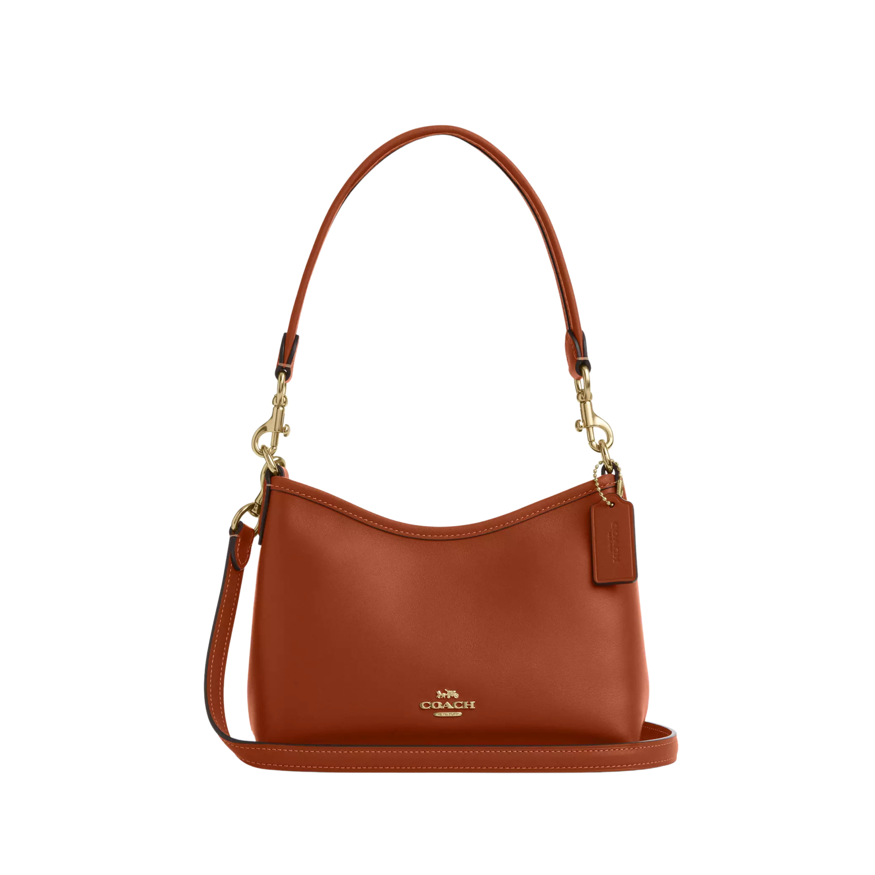 Coach Women Laurel Small Shoulder Bag - Gold Tan