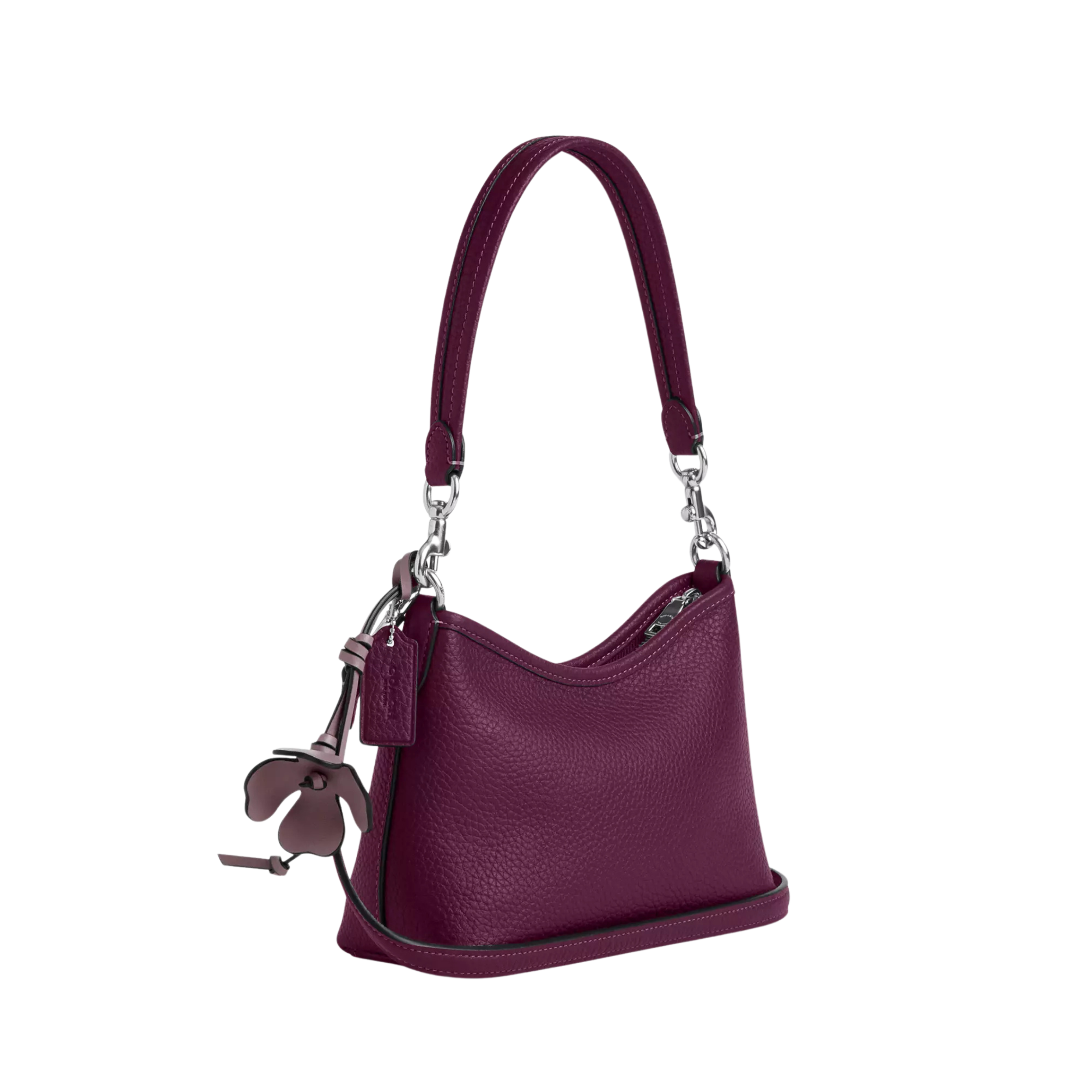 Coach Women Laurel Small Shoulder Bag - Silver Purple