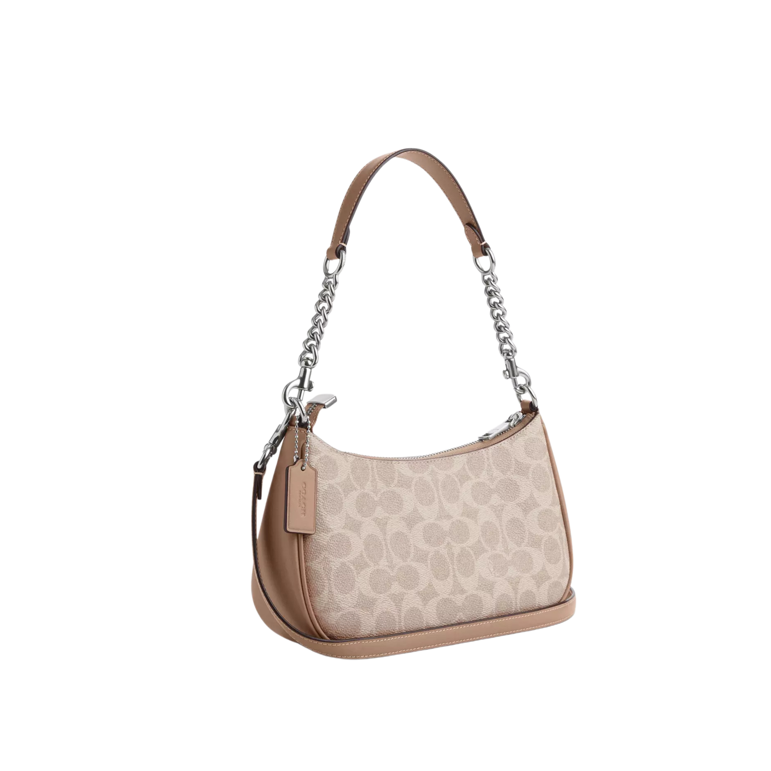 Coach Women Teri Shoulder Bag - Silver Sand Taupe
