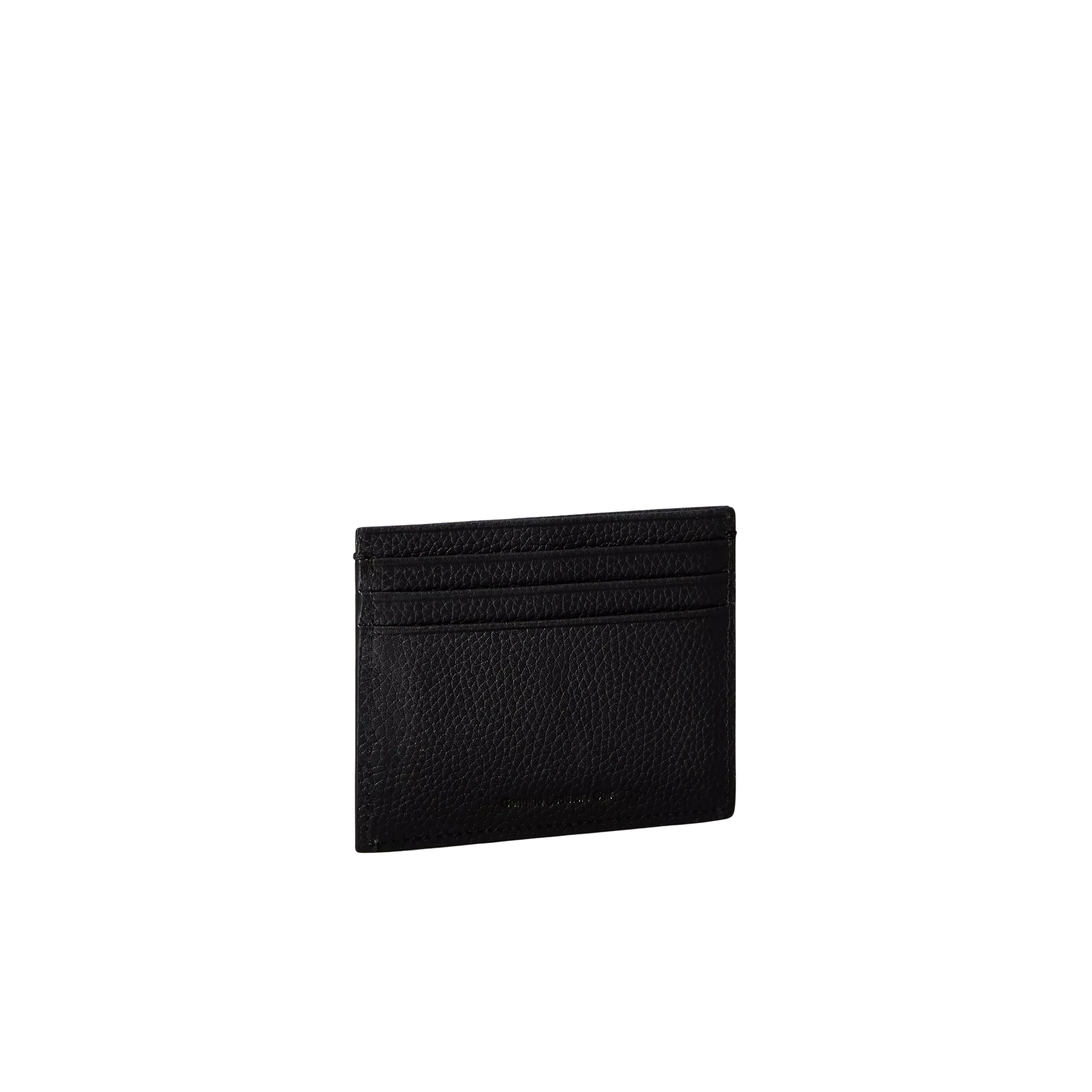 Calvin Klein Men Foil Embossed Logo Card Case - Black