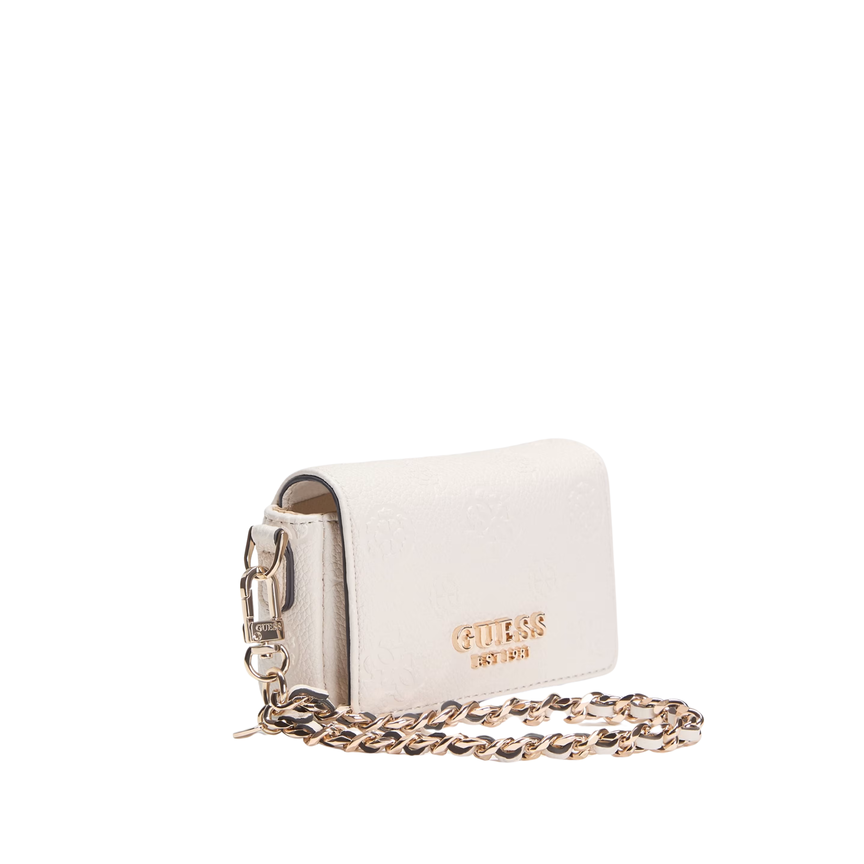Guess Women Ella Logo Mini Wallet - Steel