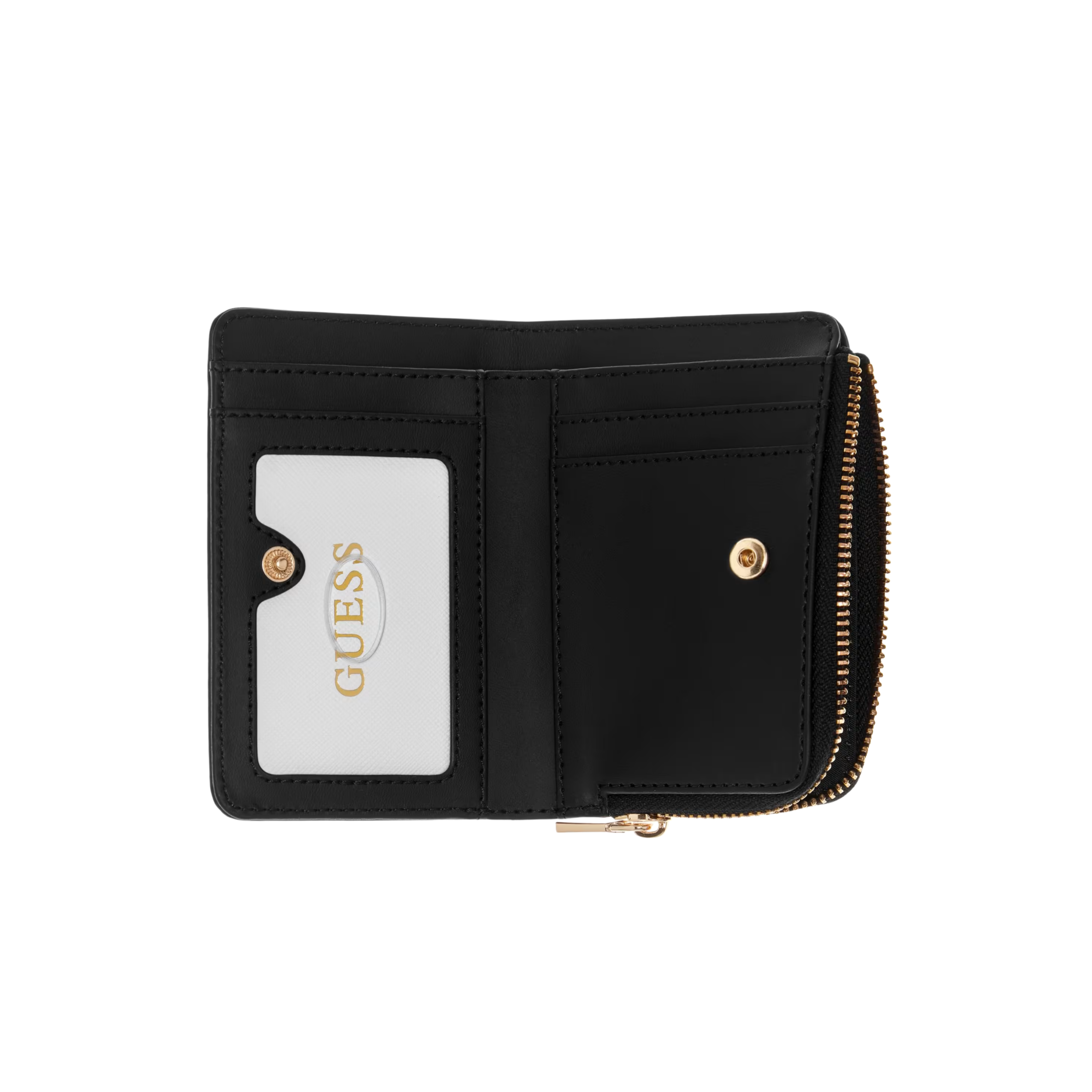 Guess Women Laurel Saffiano Wallet - Black