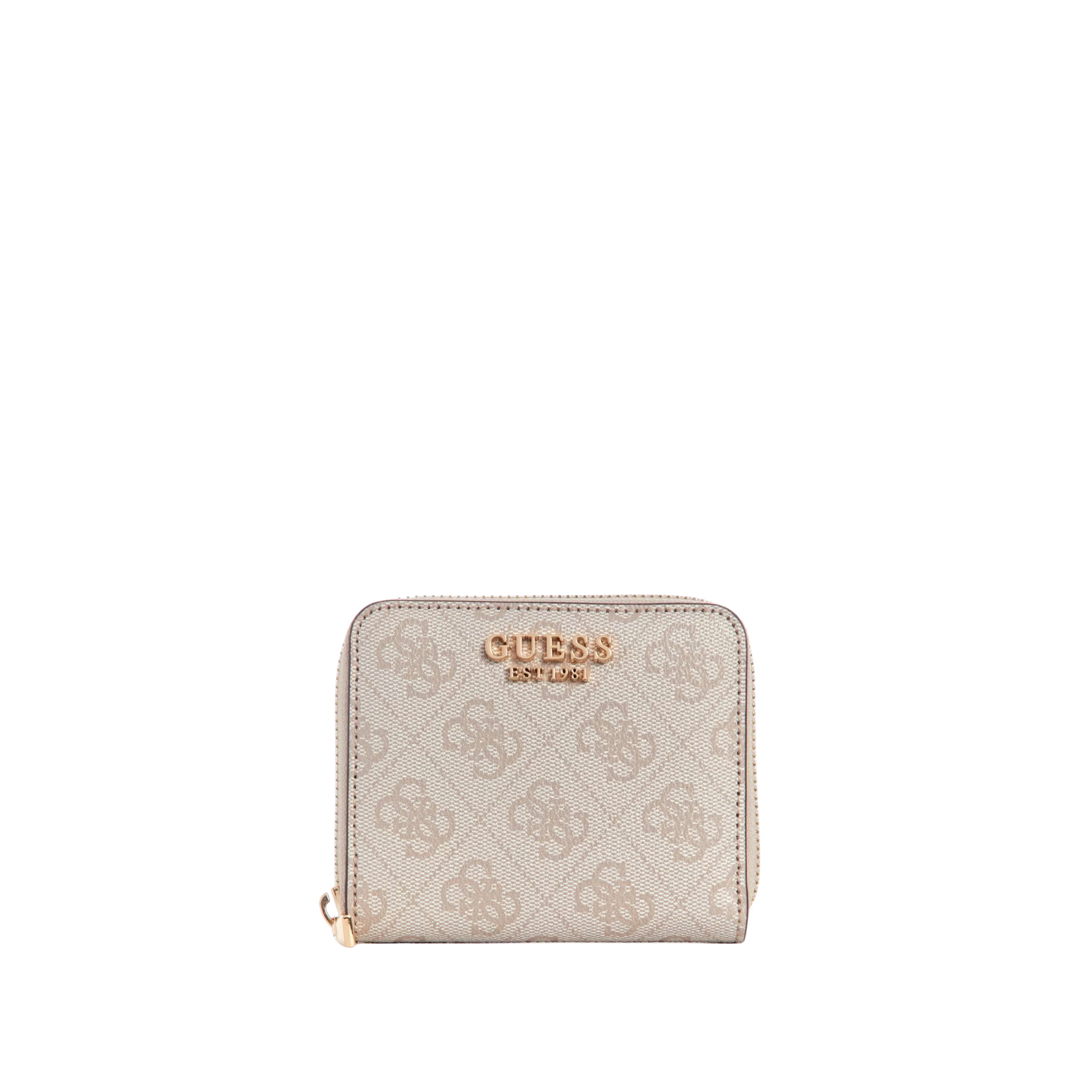Guess Women Laurel Small Zip Around Wallet - Dove Logo