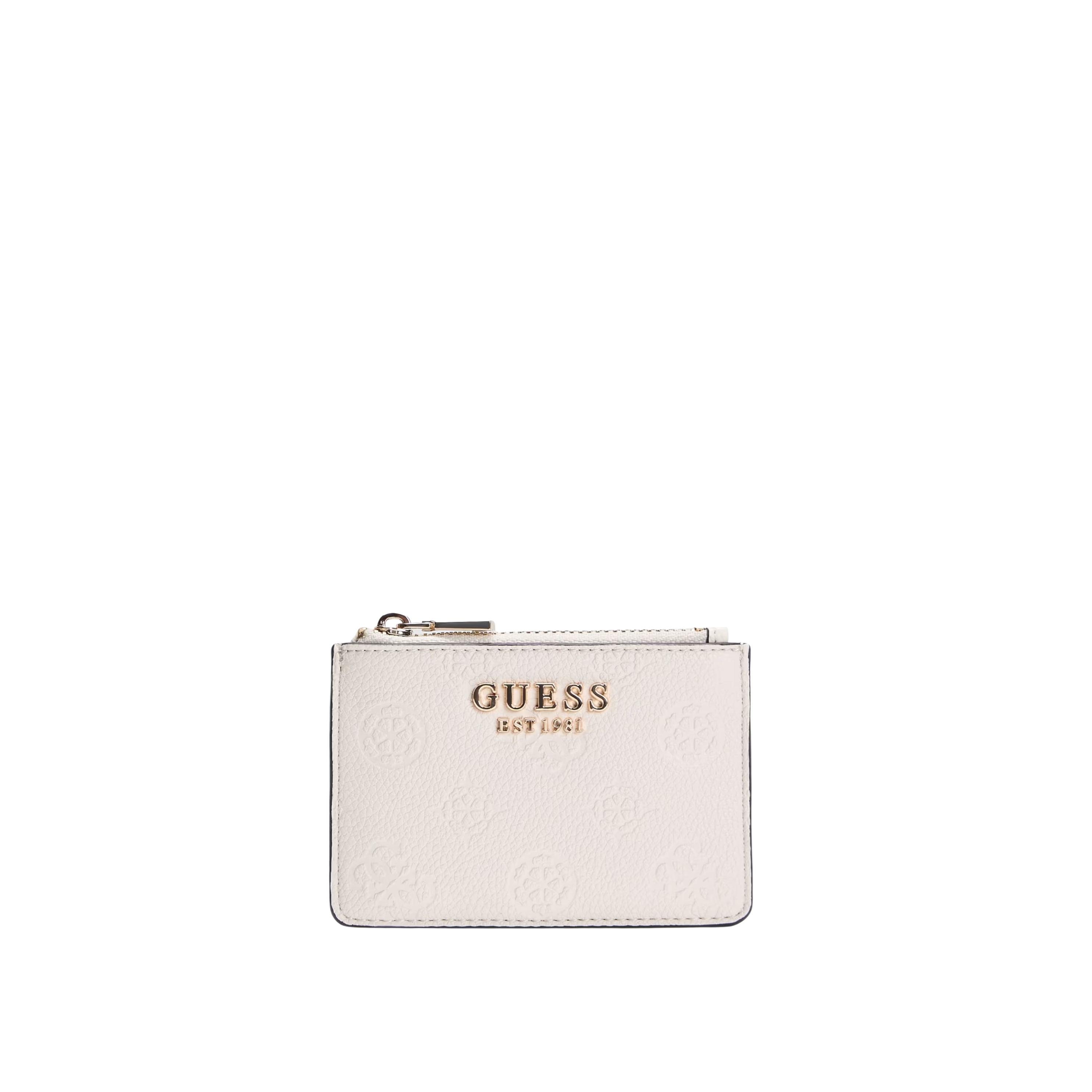 Guess Women Ella Logo Card Case - Steel