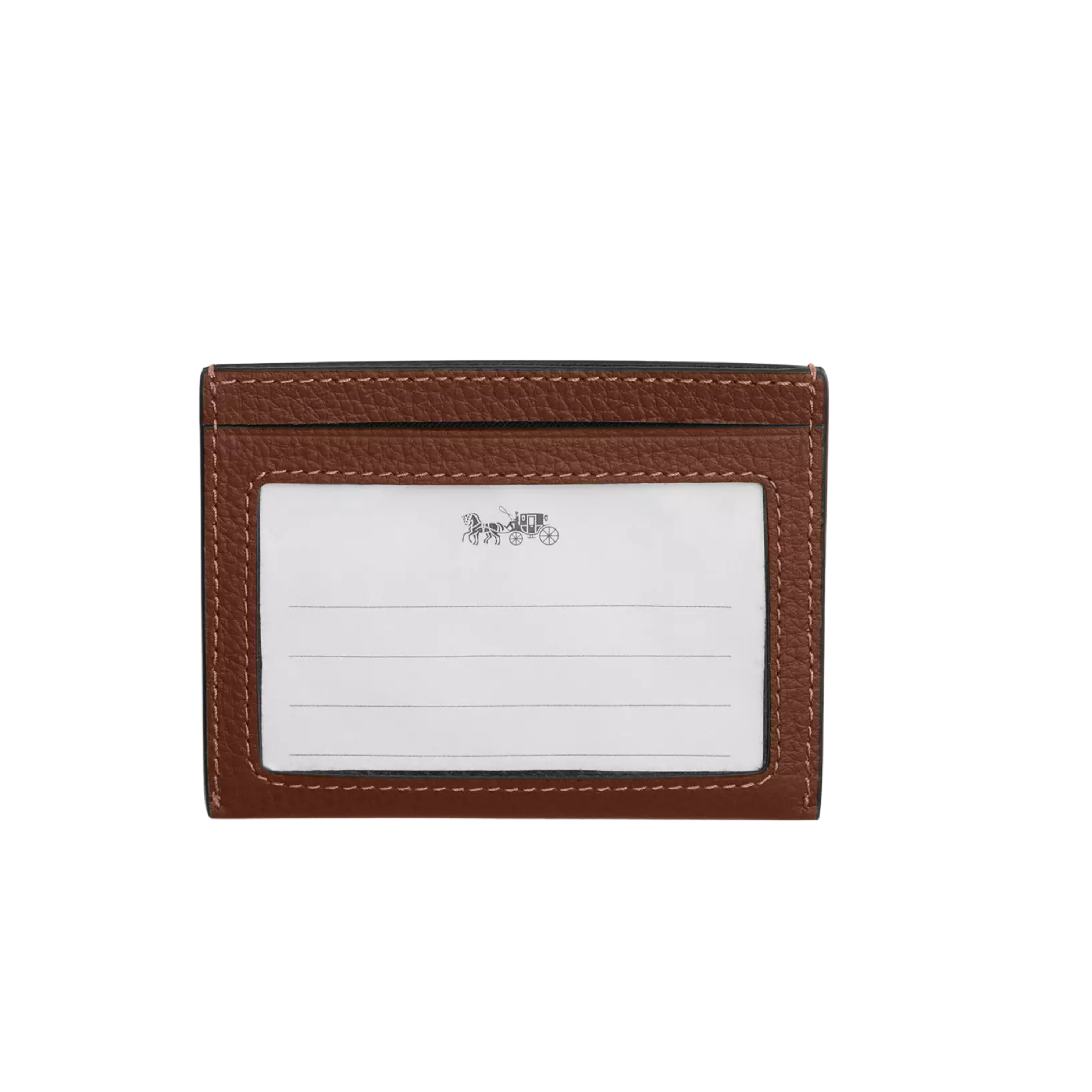 Coach Men Slim Id Card Case - Saddle