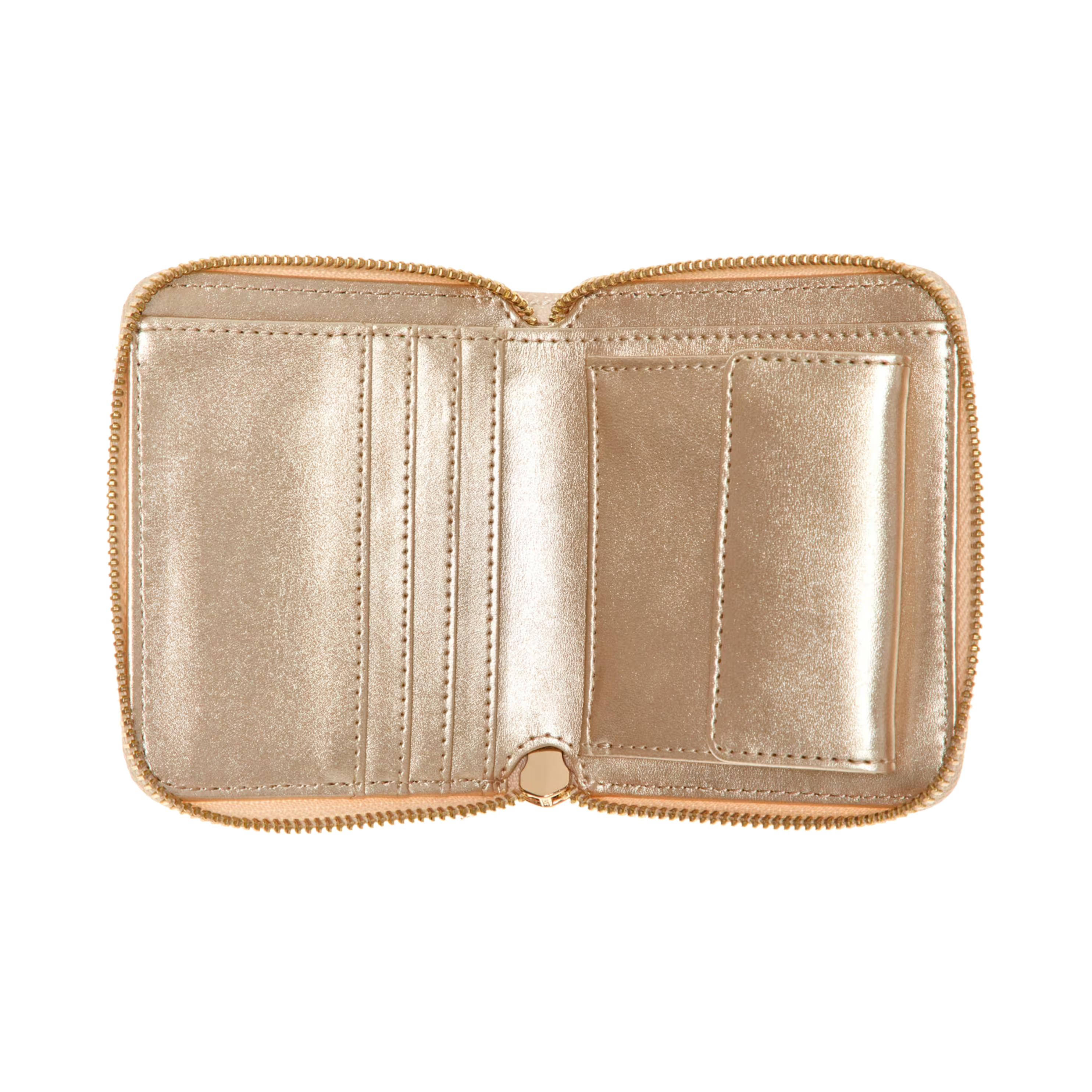 Guess Women Laurel Small Zip Around Wallet - Dove Logo