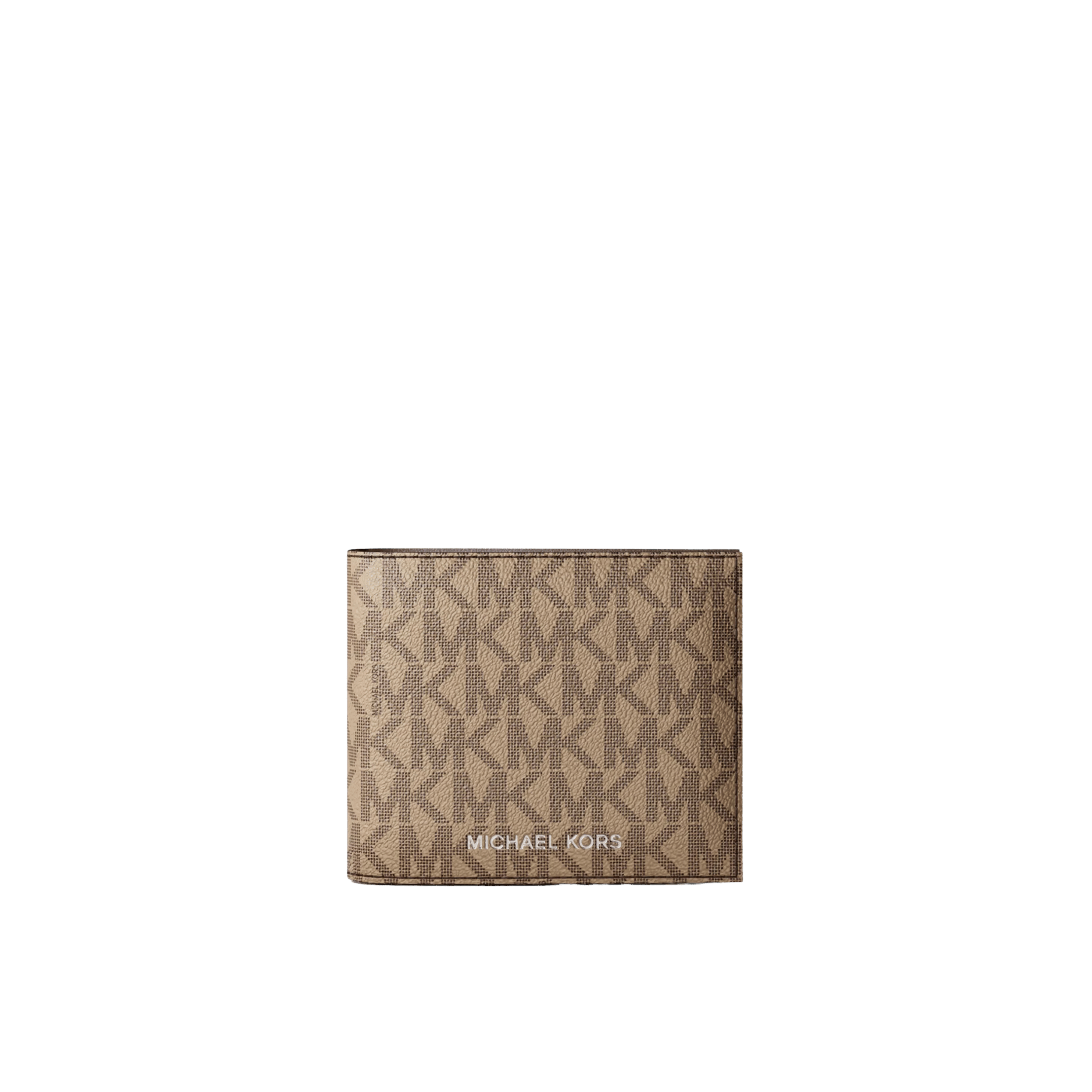 Michael Kors Men Cooper Logo Billfold Wallet With Coin Pouch - Camel