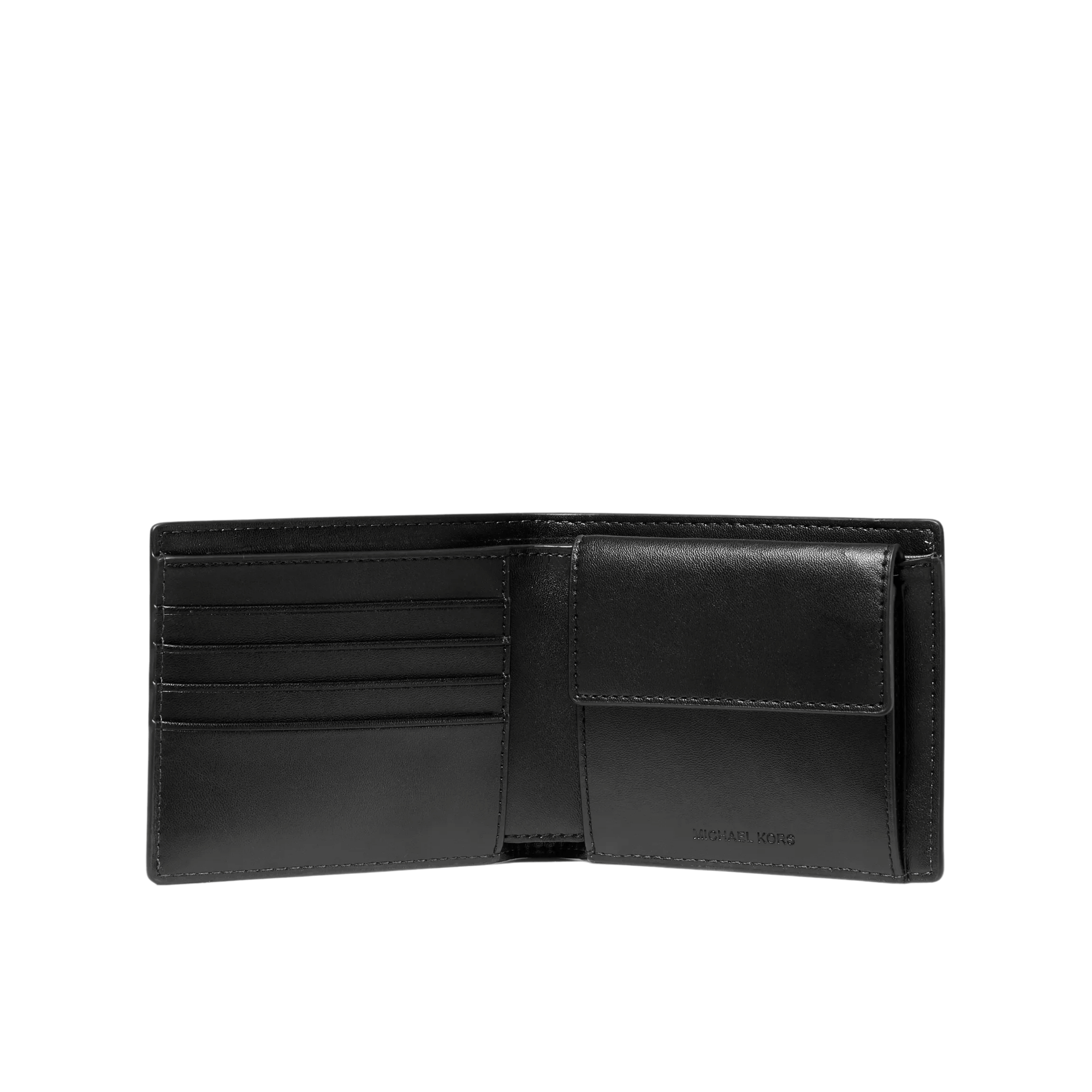 Michael Kors Men Cooper Logo Billfold Wallet With Coin Pouch - ADMRL PLBLUE