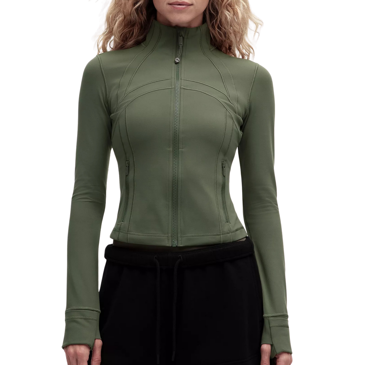 Lululemon Define Cropped Jacket - Sassy Sage