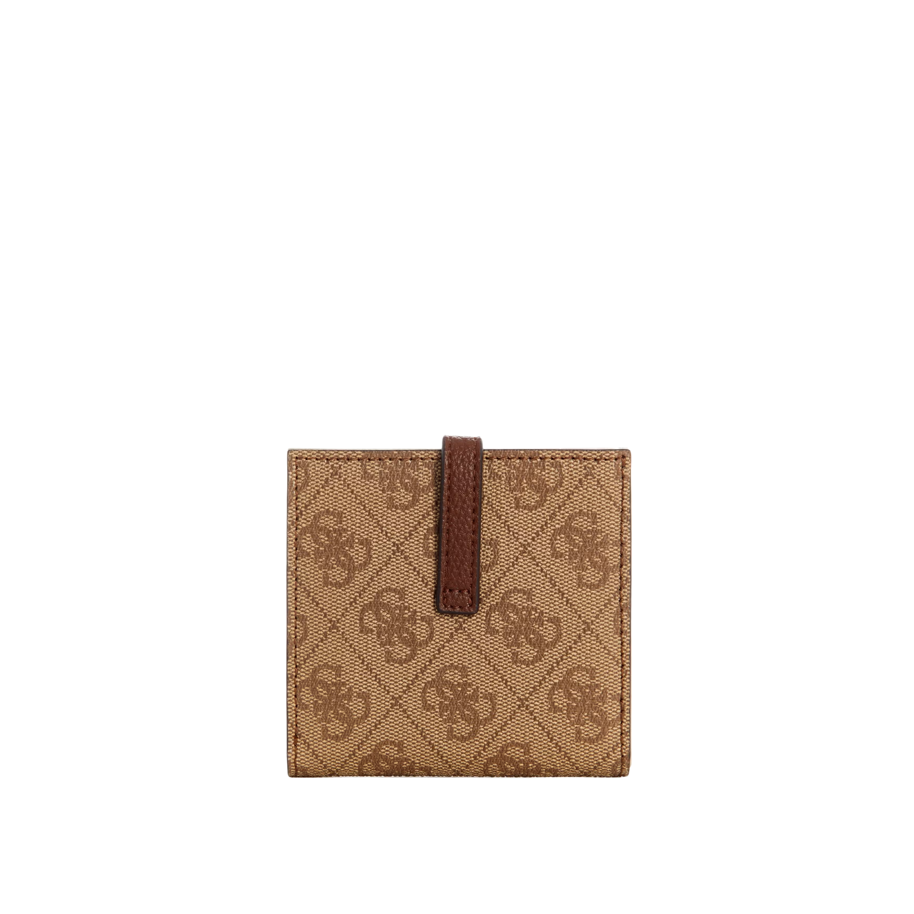 Guess Women Laurel Quattro G Card Case - Latte Logo