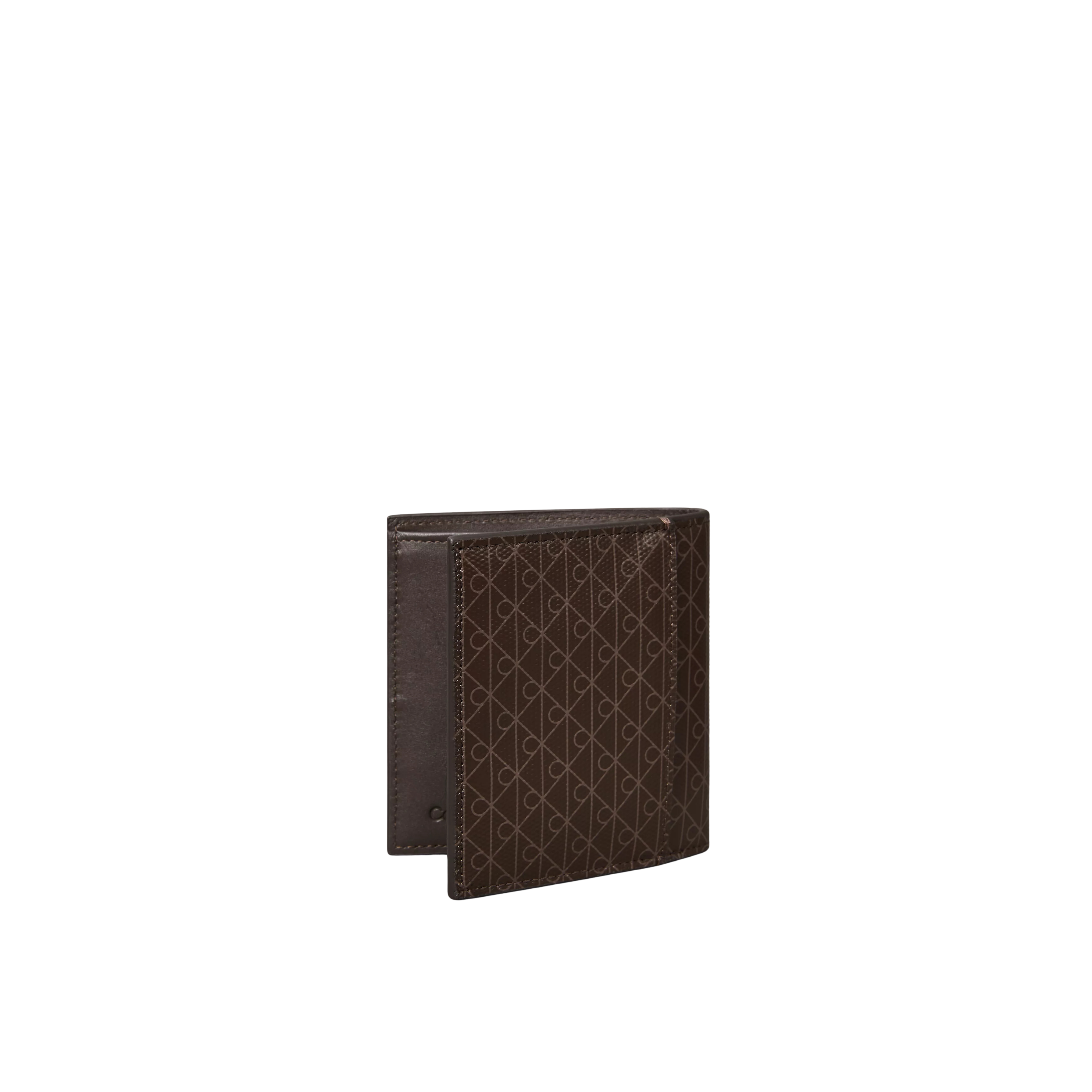 Calvin Klein Men Emblem Bifold Wallet - Mulch