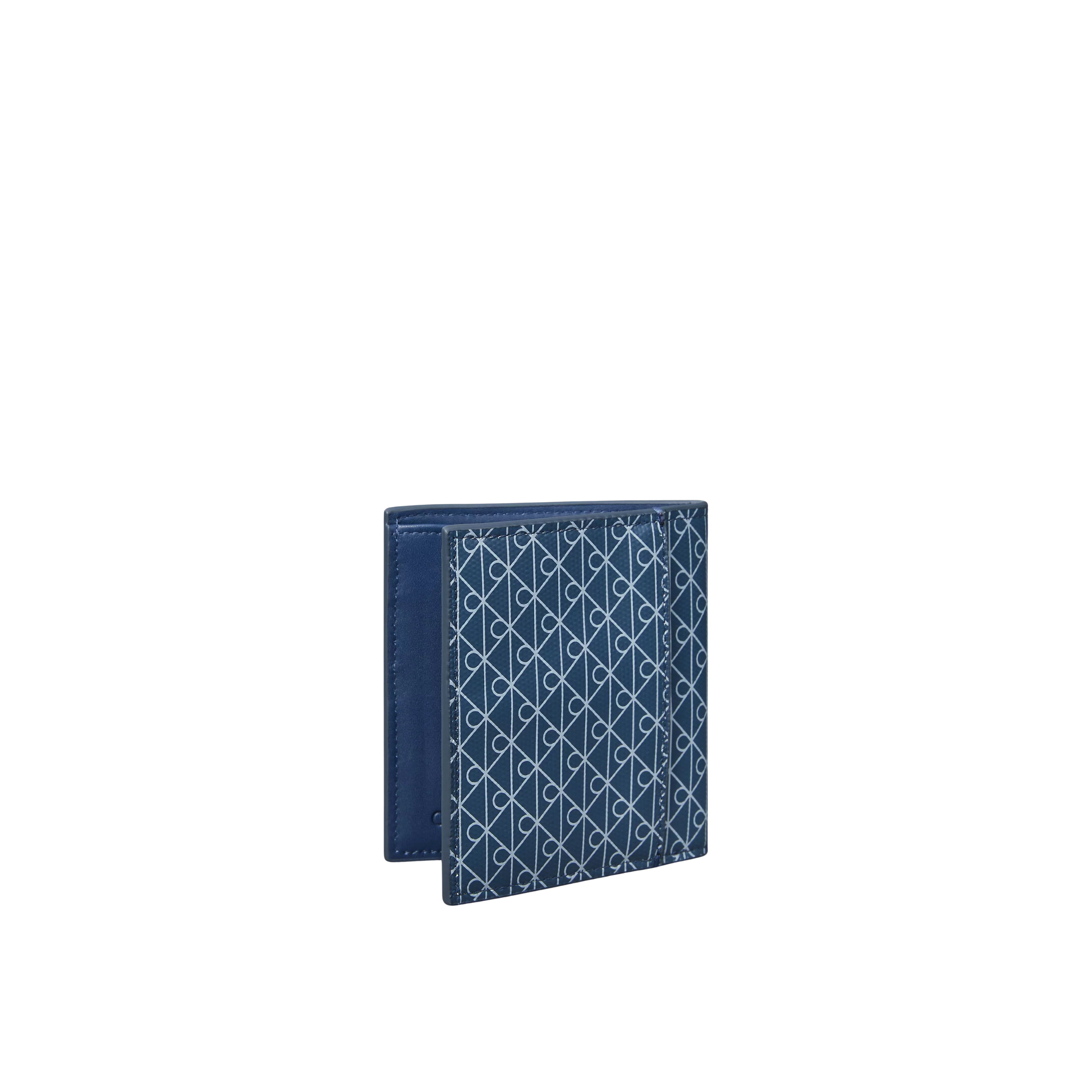 Calvin Klein Men Emblem Bifold Wallet - Denim Blue