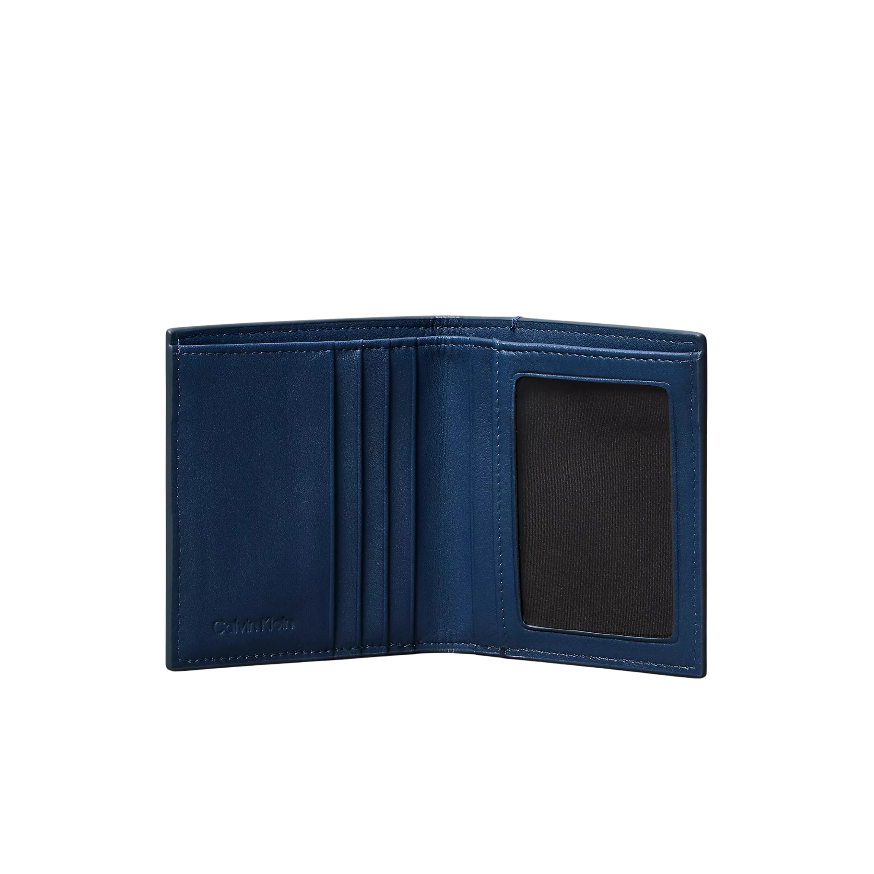 Calvin Klein Men Emblem Bifold Wallet - Denim Blue