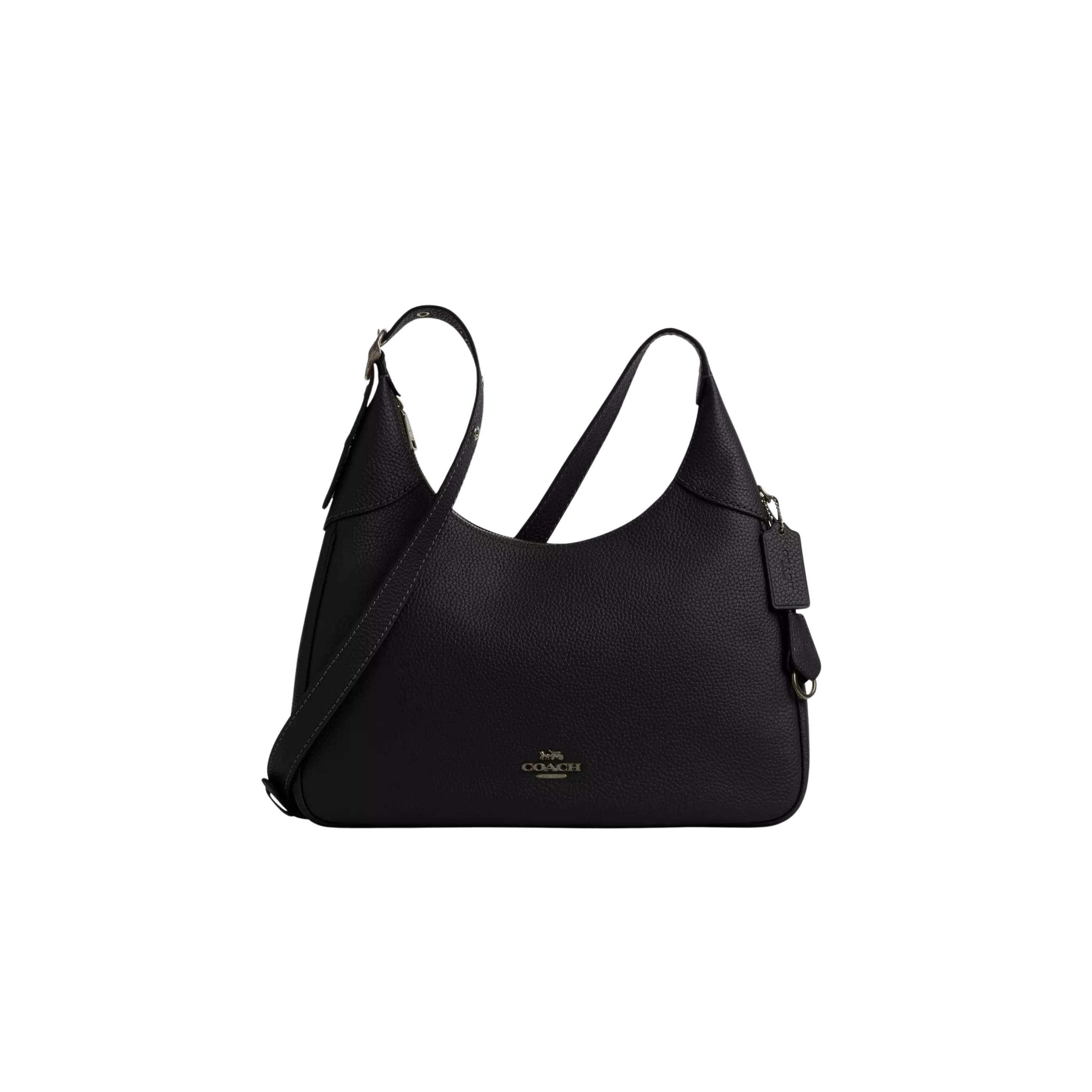 Coach Women Ella Shoulder Bag - Gunmetal Black