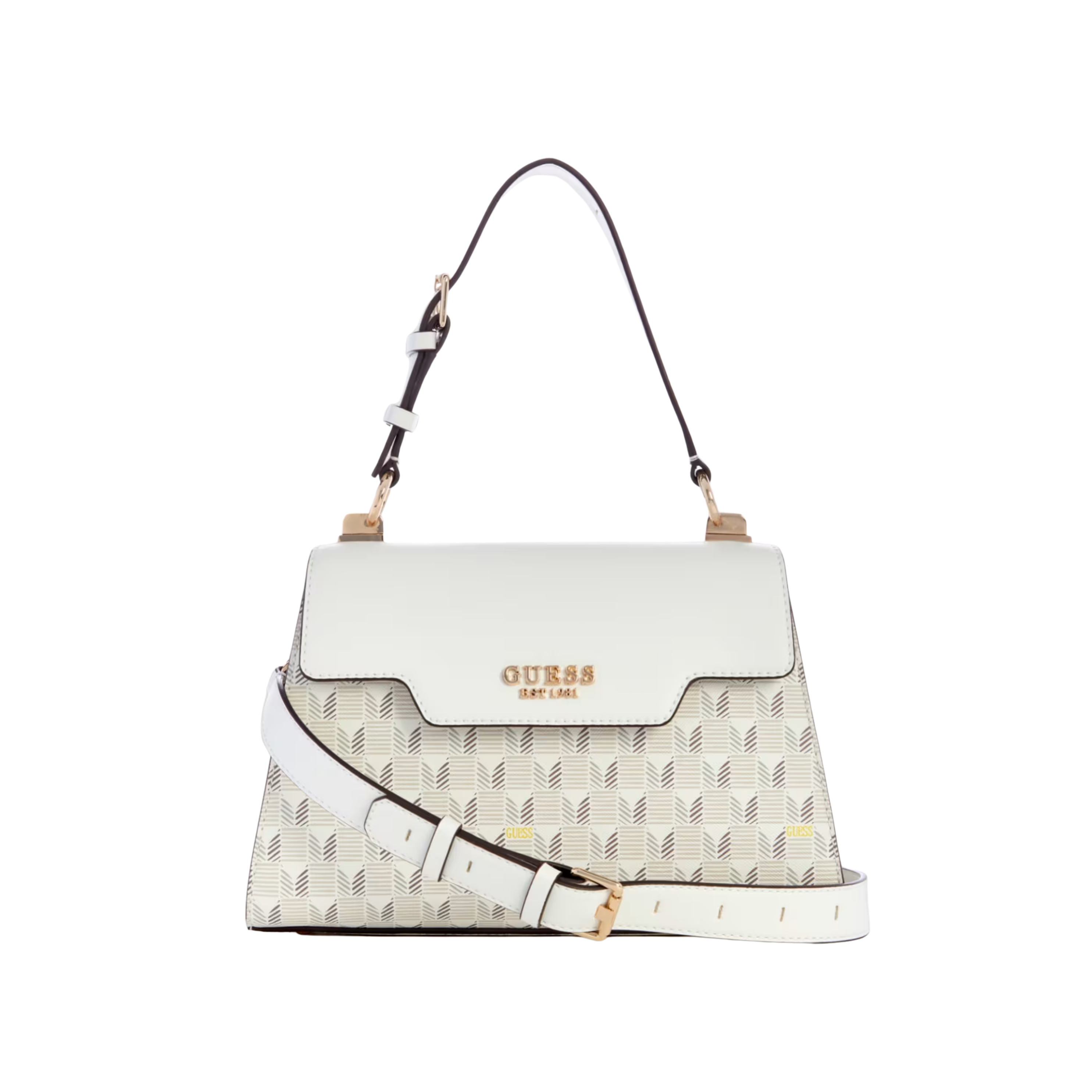 Guess Women Hallie Mini Fold Over Flap Crossbody - Steel