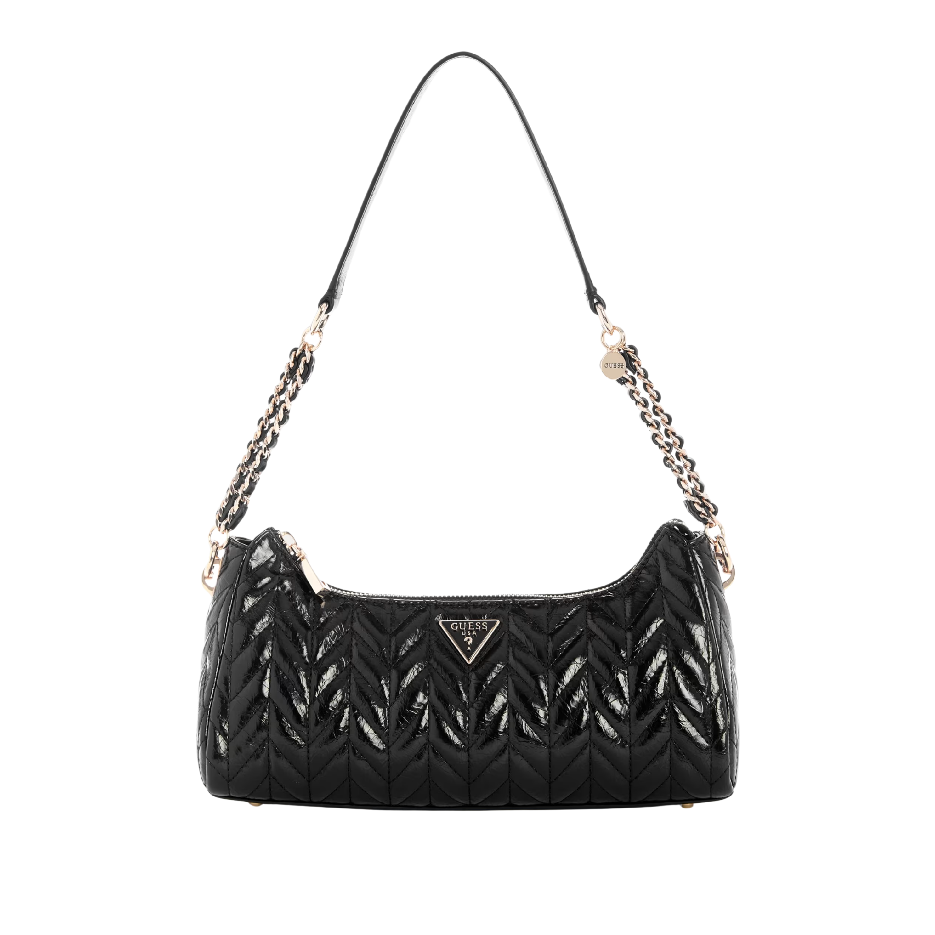 Guess Women Cheryl Quilted Shoulder Bag - Black