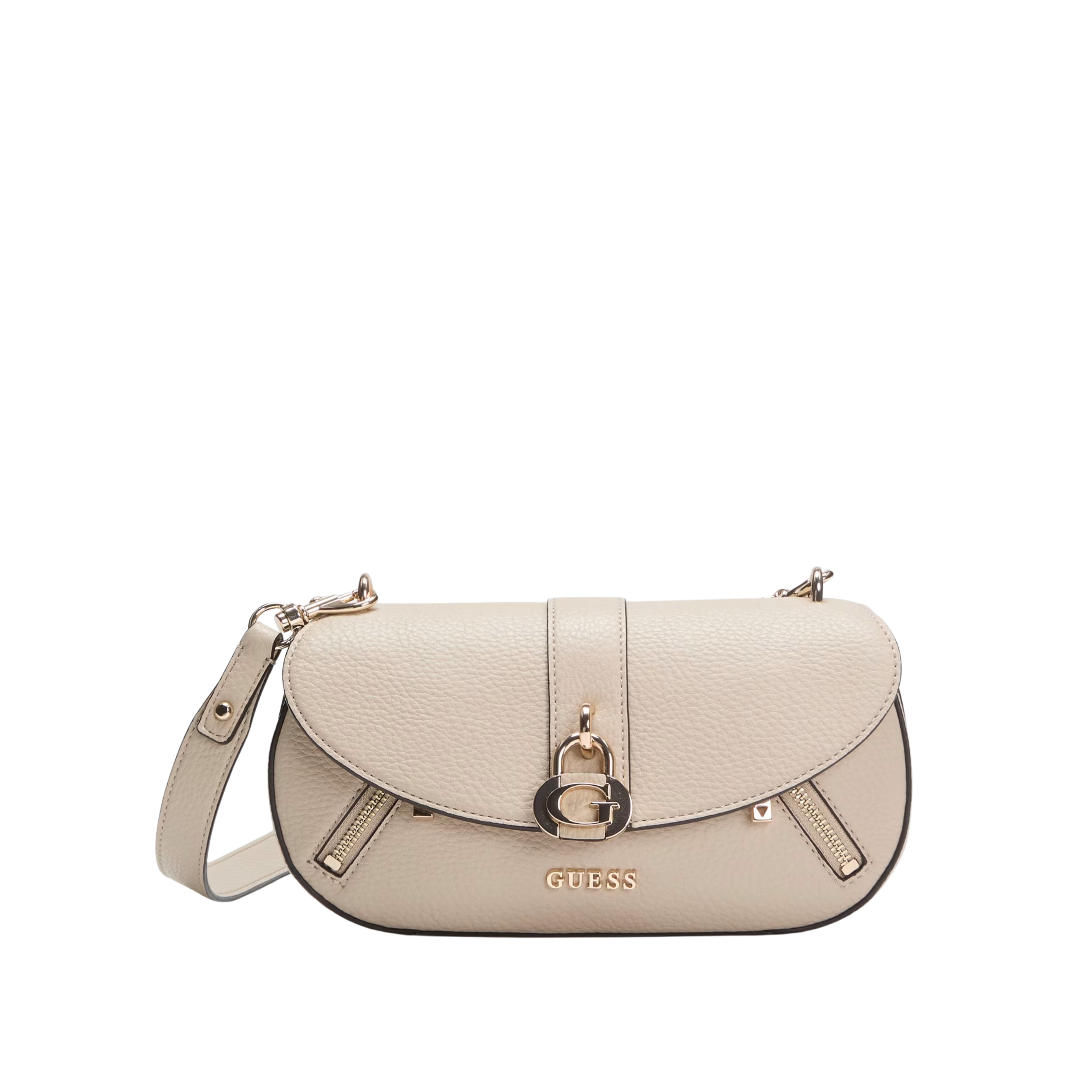 Guess Women Jessa Logo Crossbody Bag - Taupe