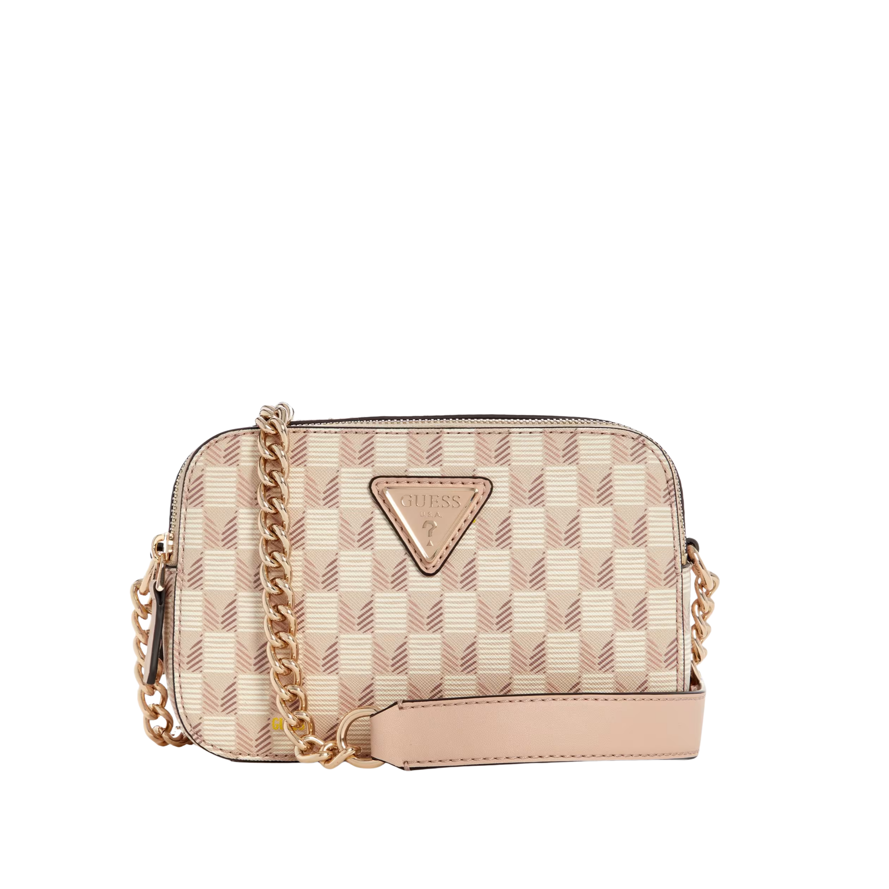 Guess Women G Wave Camera Crossbody - Blush logo
