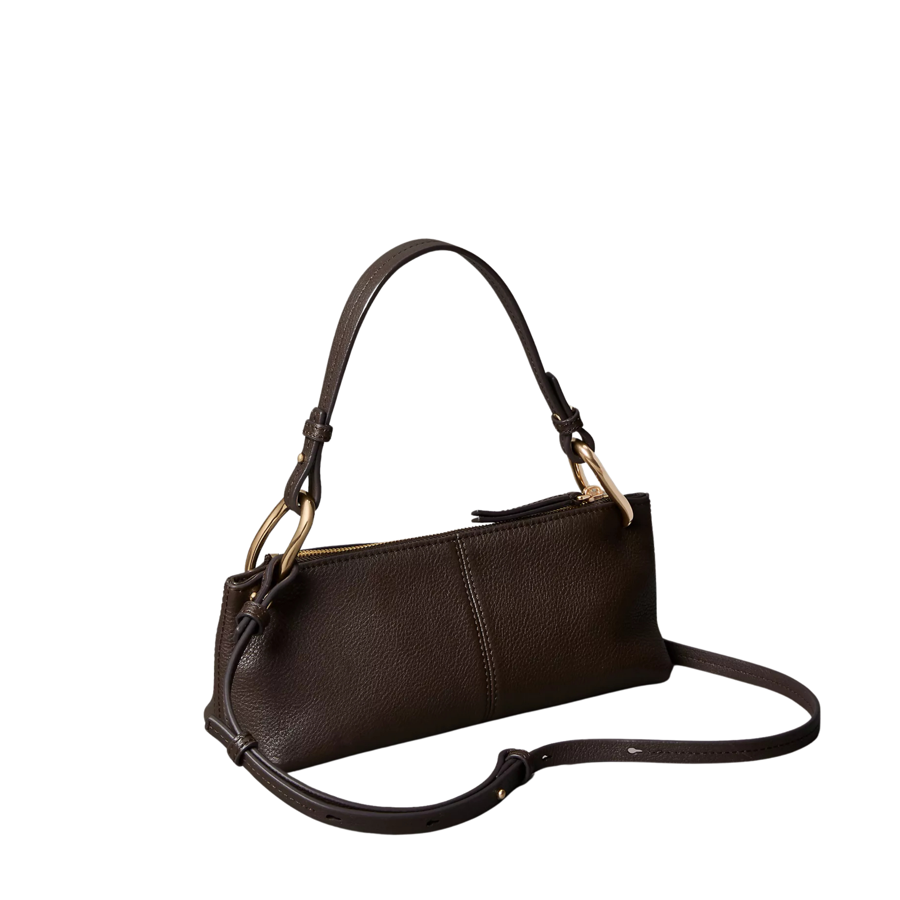 Calvin Klein Women Slouchy Leather Small Convertible Bag - Delicioso