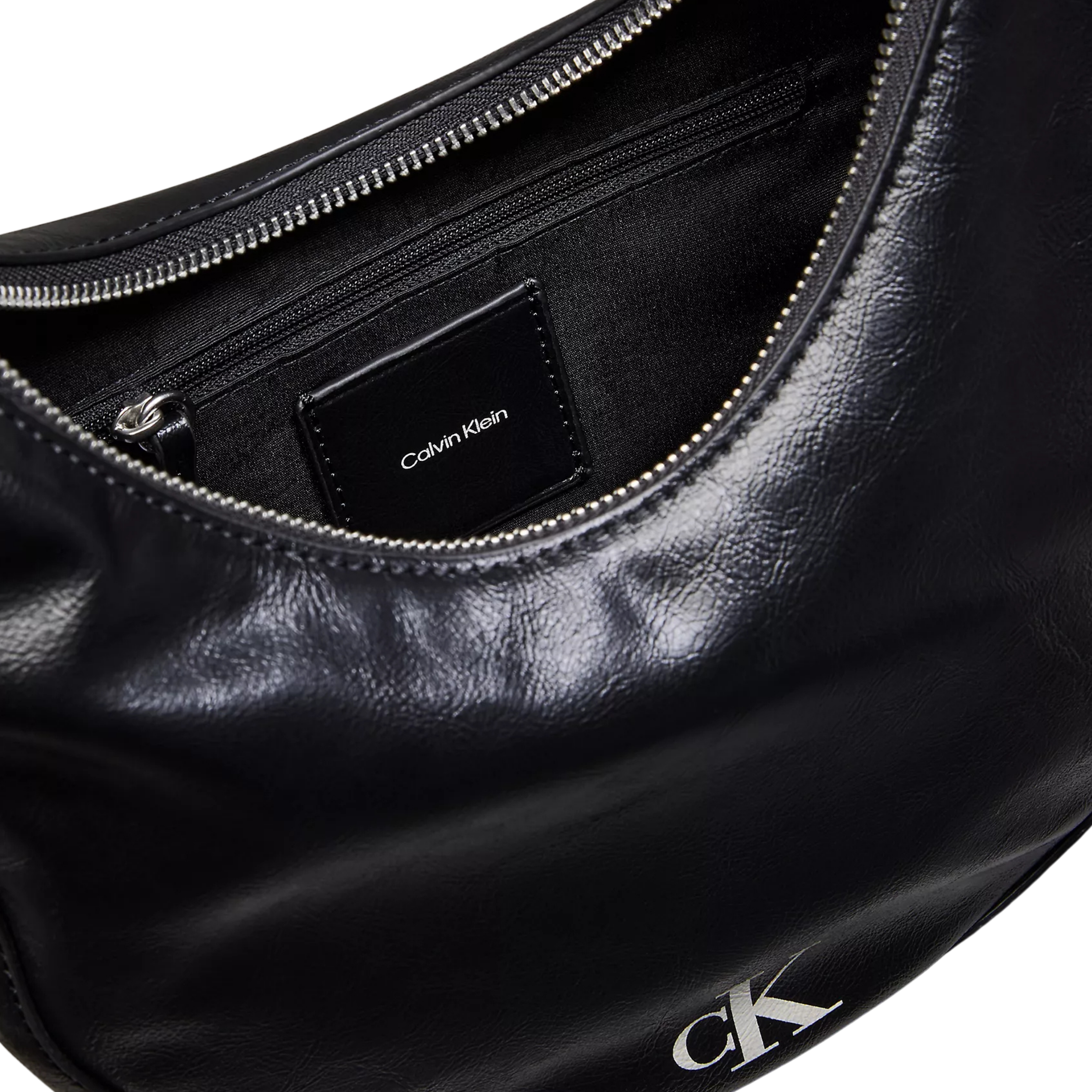 Calvin Klein Women Curved Small Crossbody Bag - Black