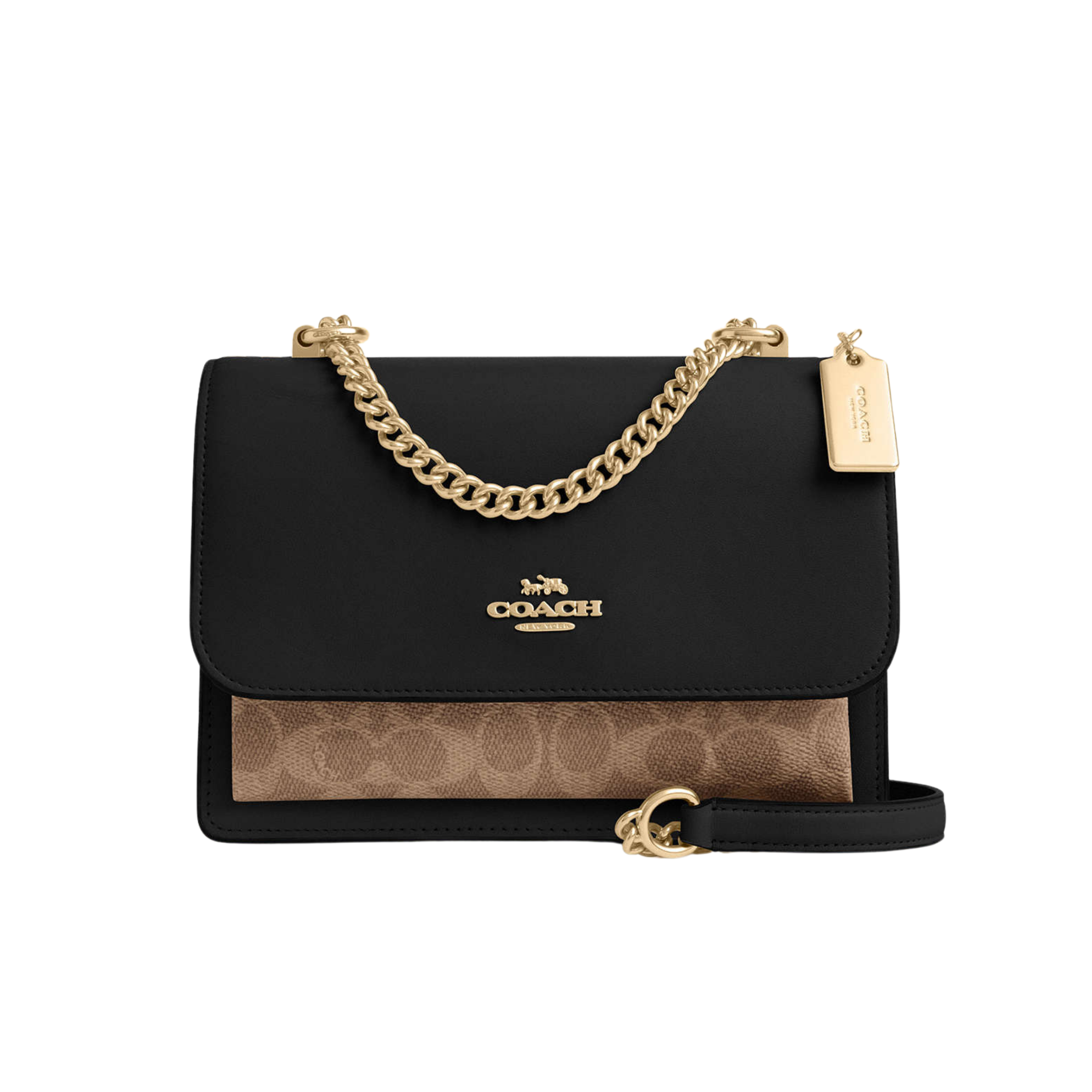 Coach Klare Crossbody - Gold Tan Black Multi
