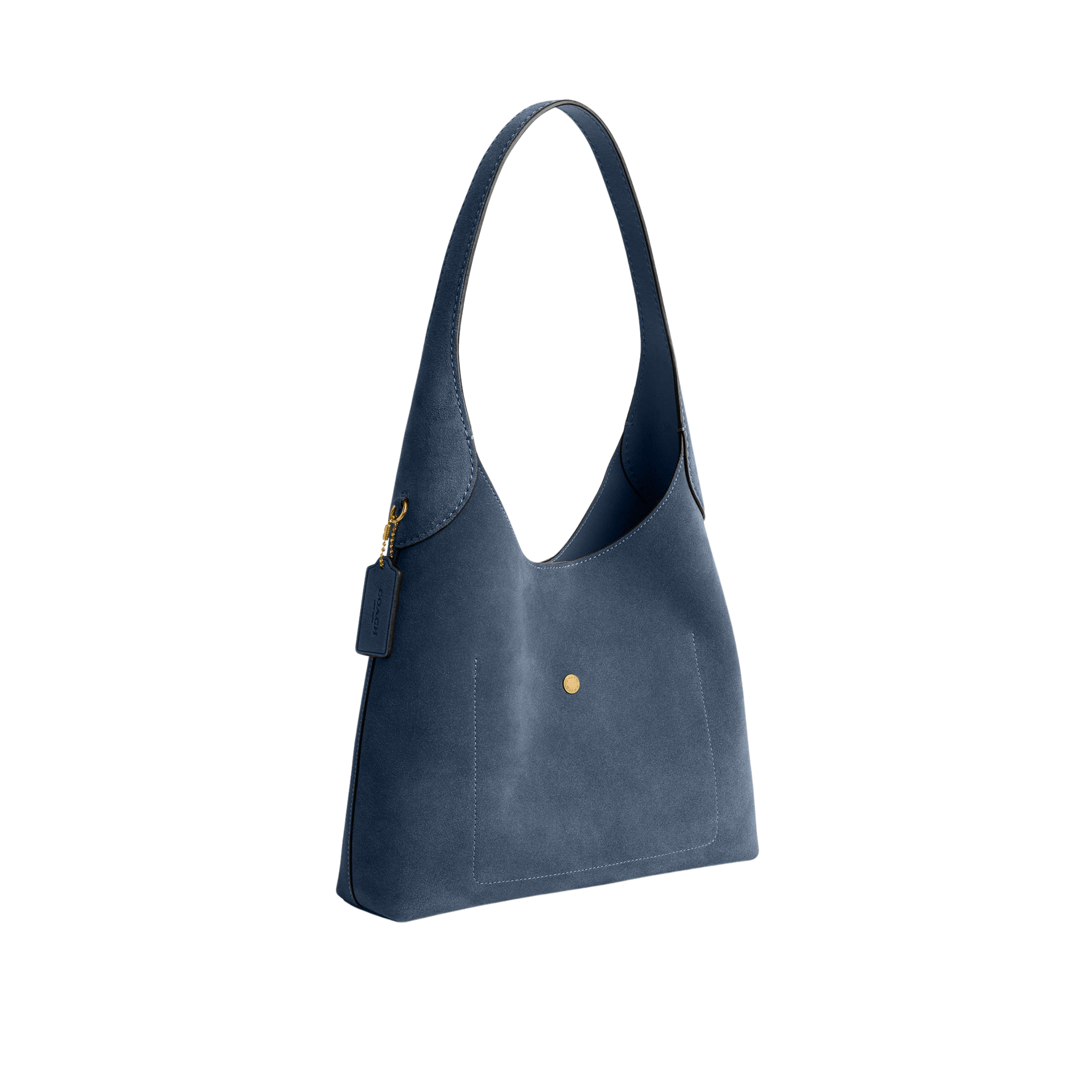 Coach Women Brooklyn Shoulder Bag 28 - Brass Light Denim
