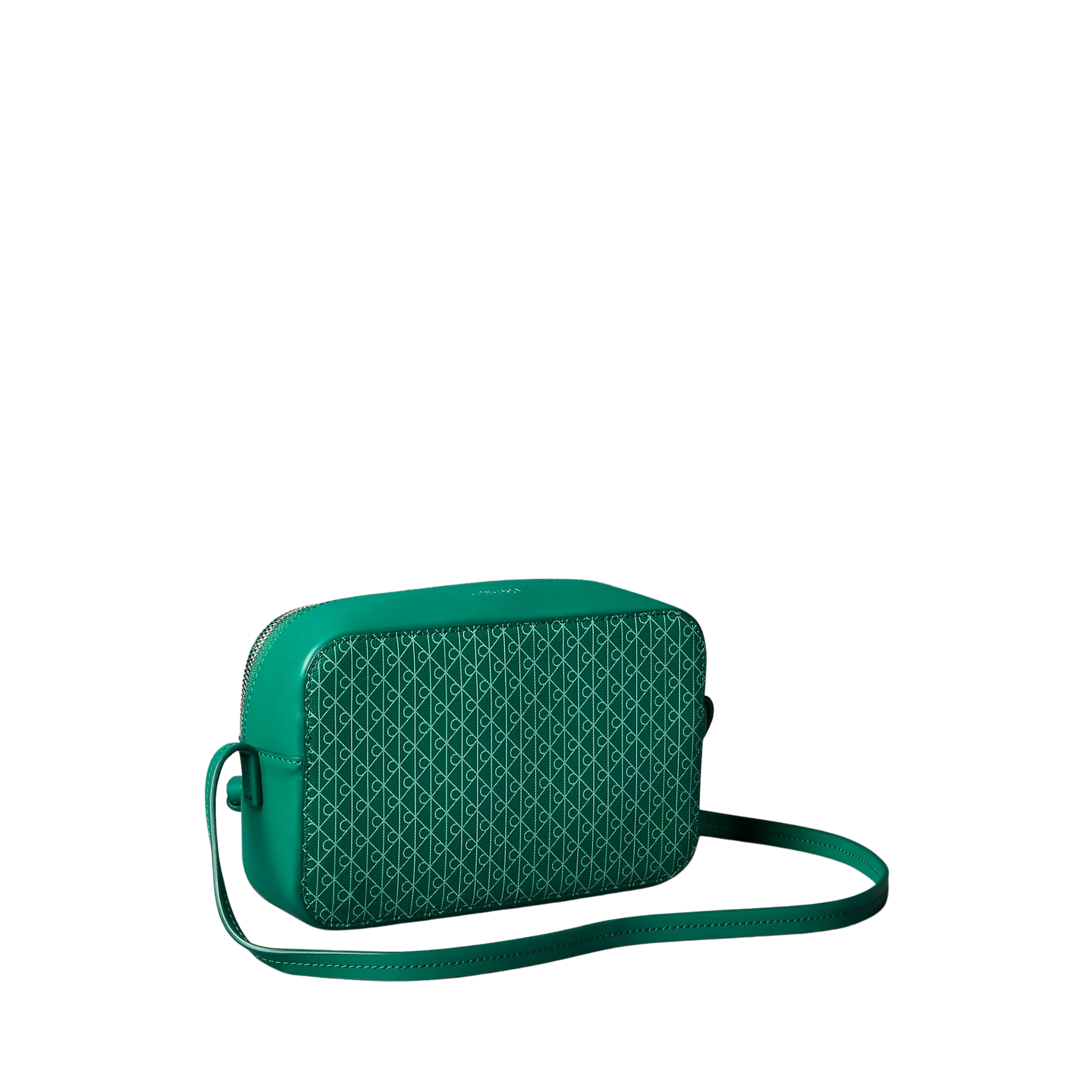Calvin Klein Women Allover Emblem Logo Camera Bag - Enchanted Forest Aop