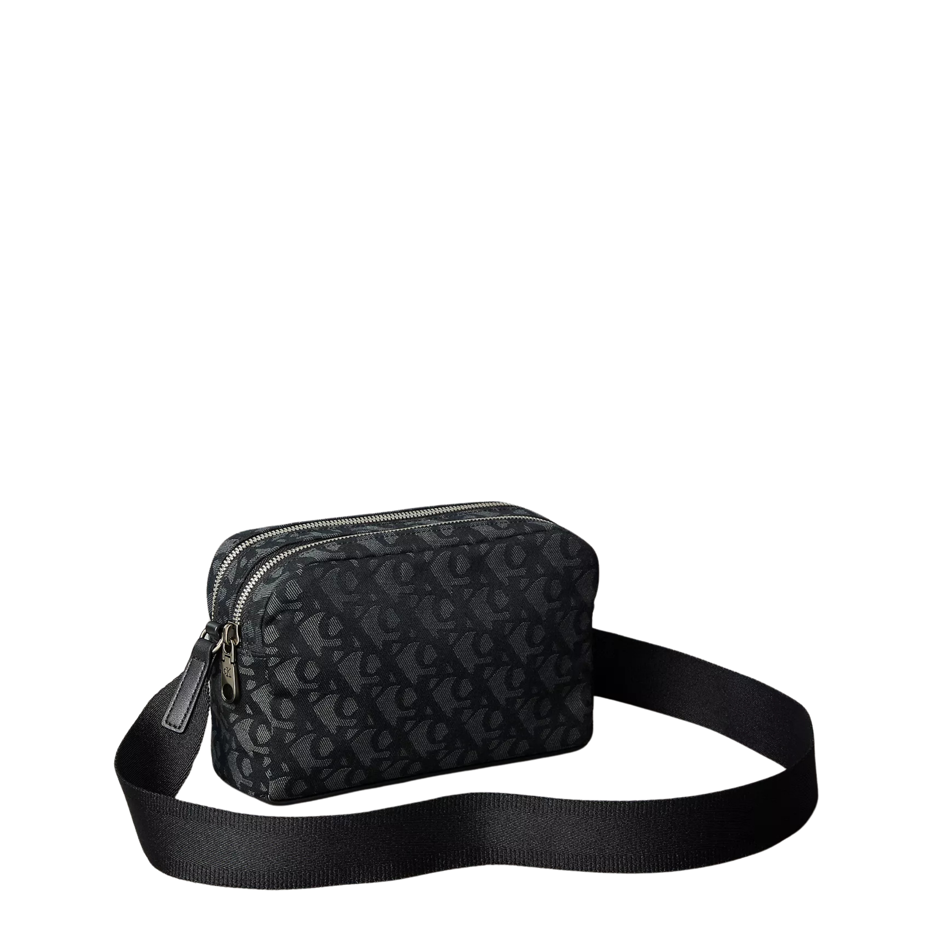Calvin Klein Women Ultralight Double Zip Crossbody Bag - Black