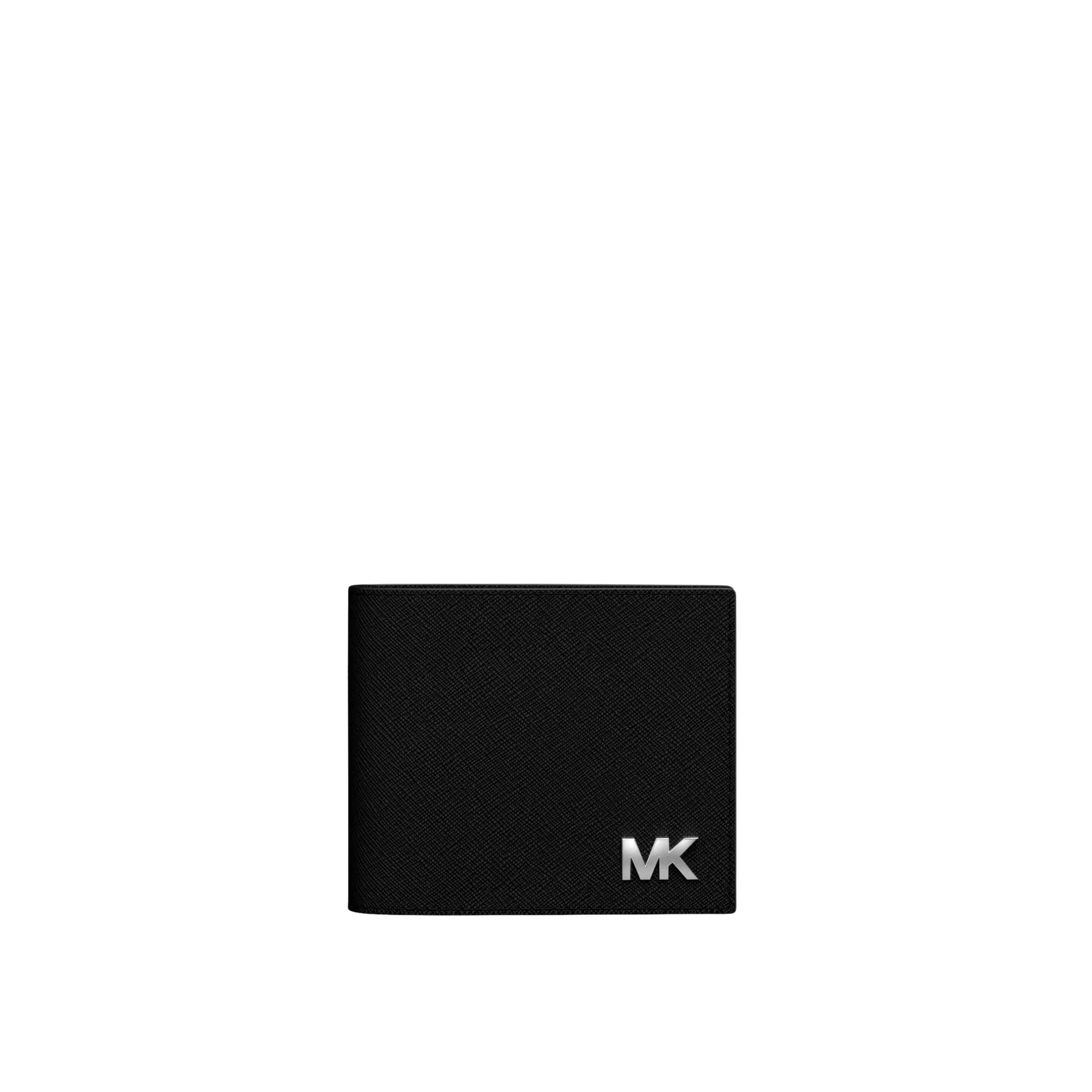 Michael Kors Men Cooper Saffiano Leather Billfold Wallet With Passcase - Black