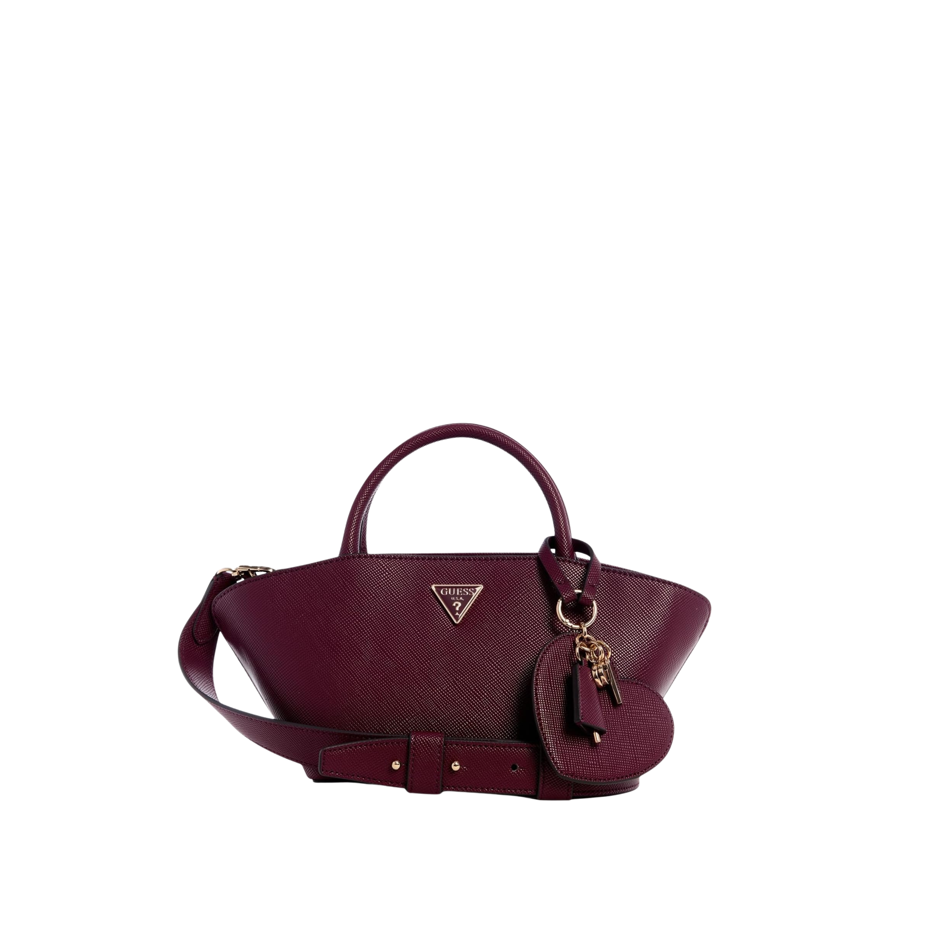 Guess Women Bolena Mini Satchel - Wine