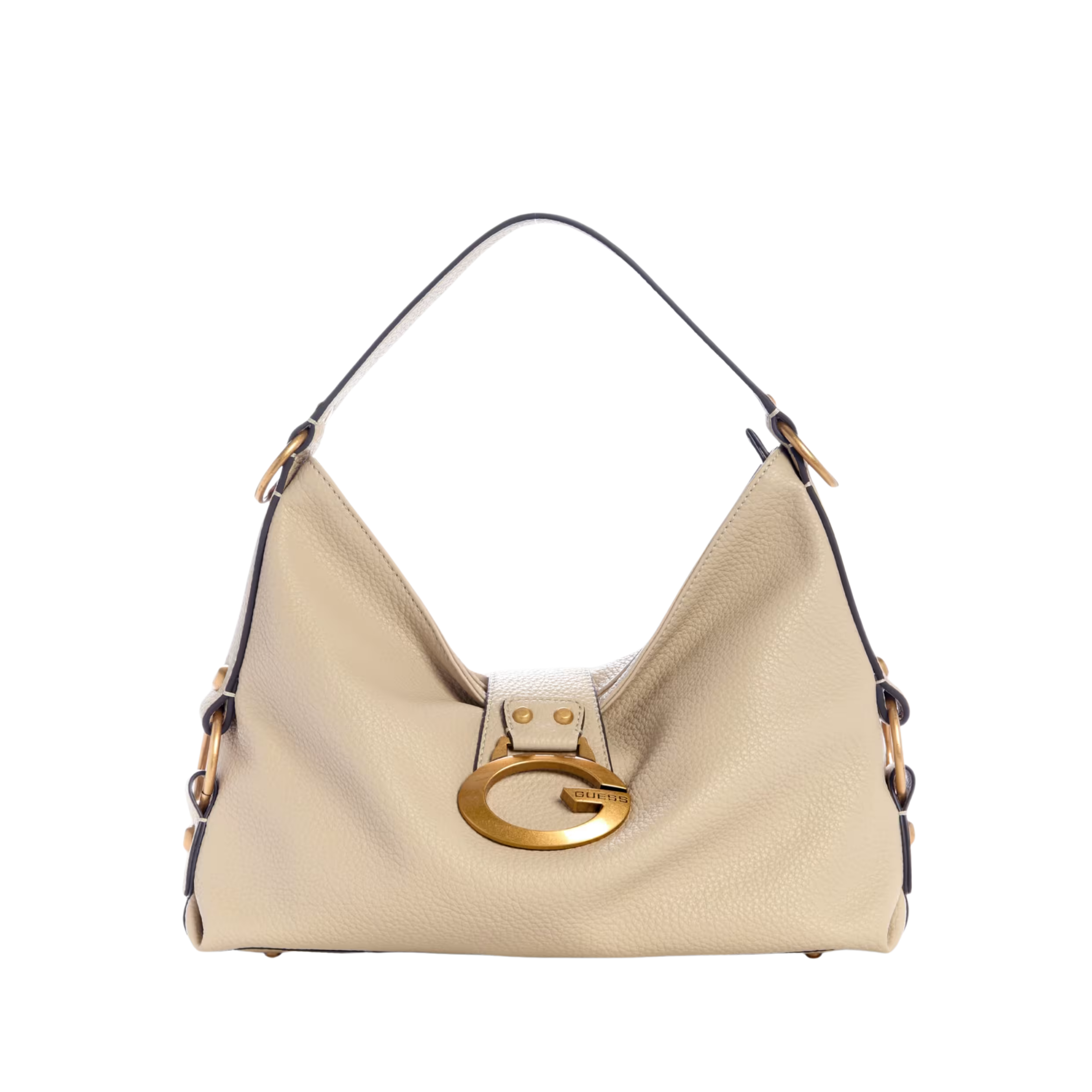 Guess Women Camden Medium Shoulder Bag - Bone