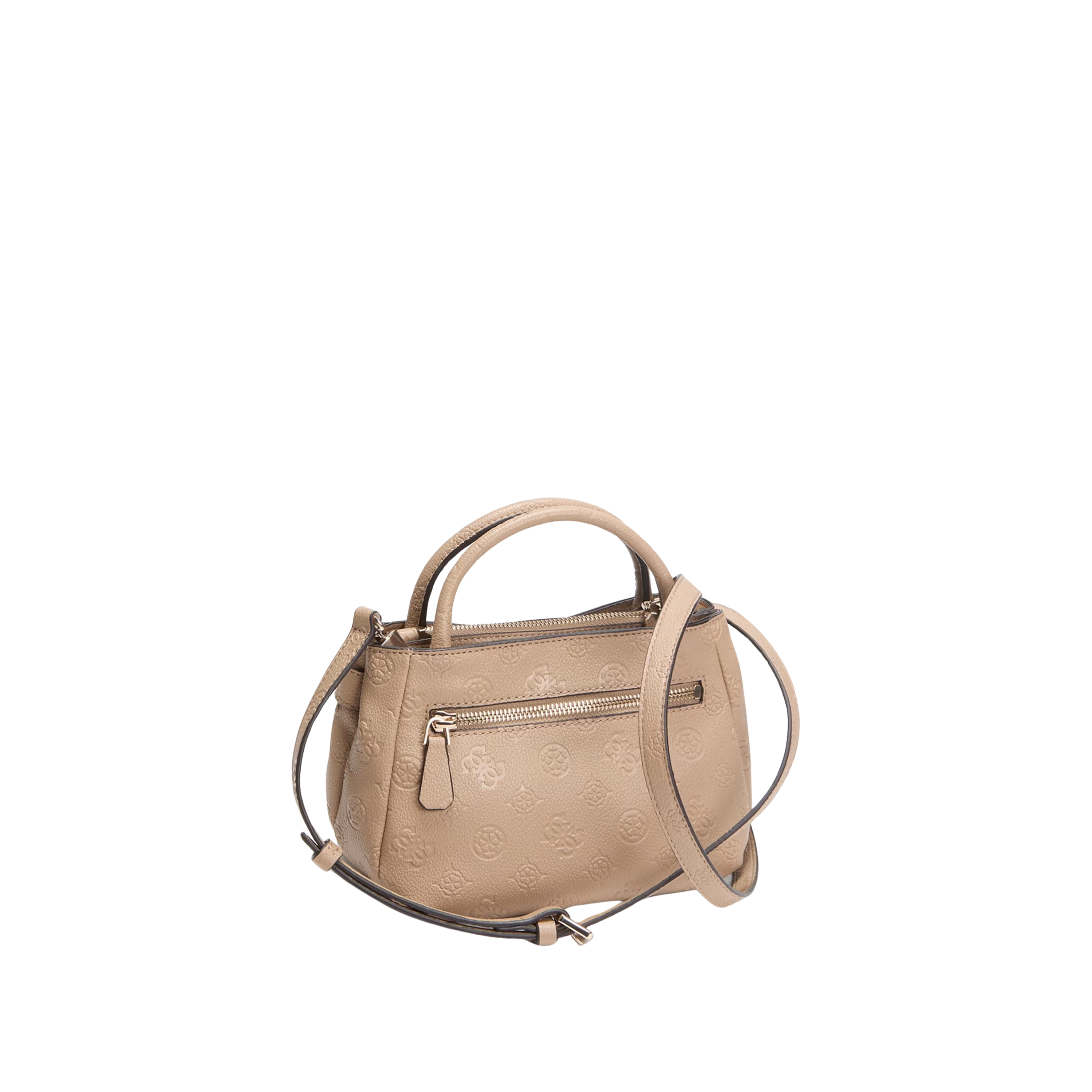 Guess Women Ella Logo Mini Satchel Bag - Orange Bright Orange