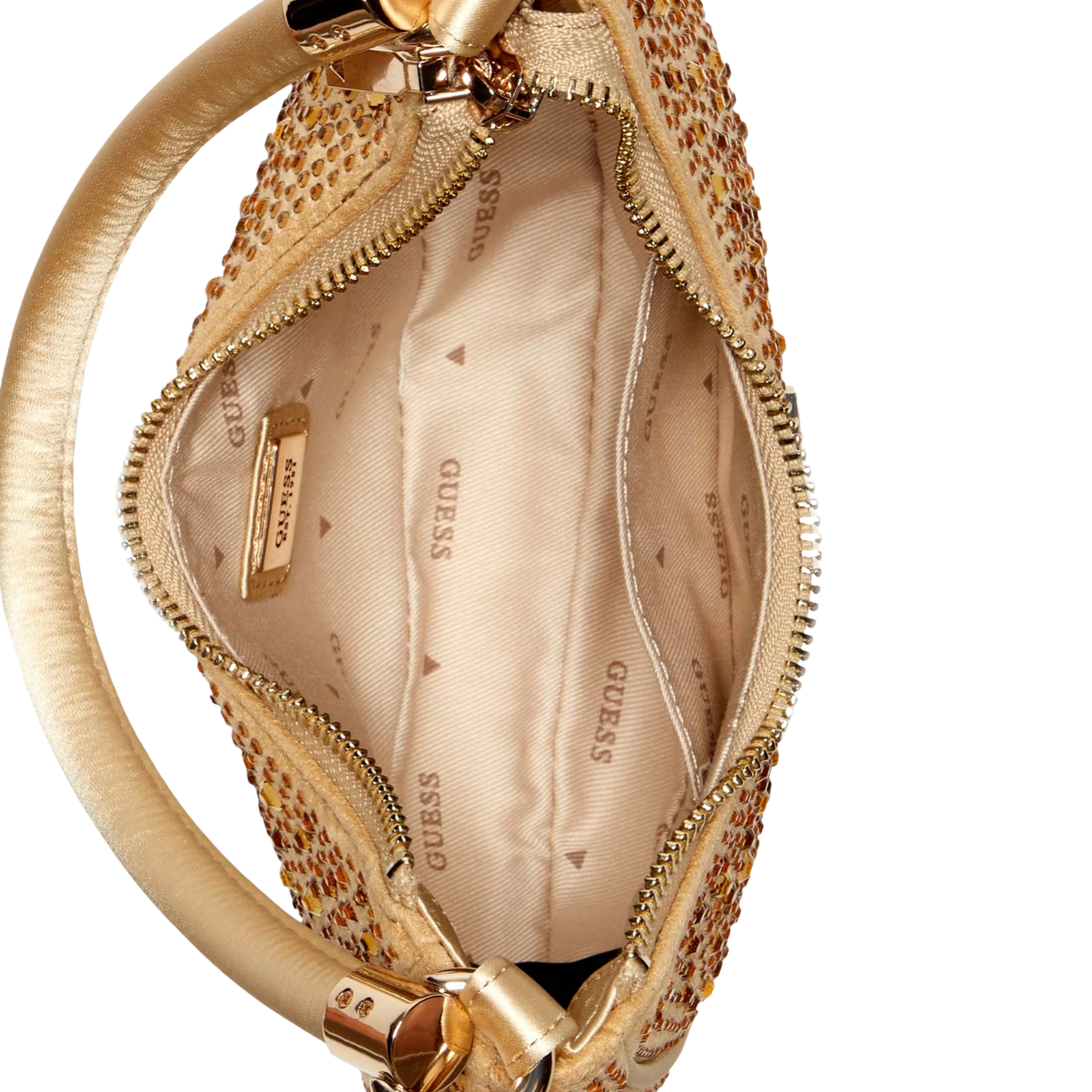 Guess Women Zalina Small Hobo Bag - Gold