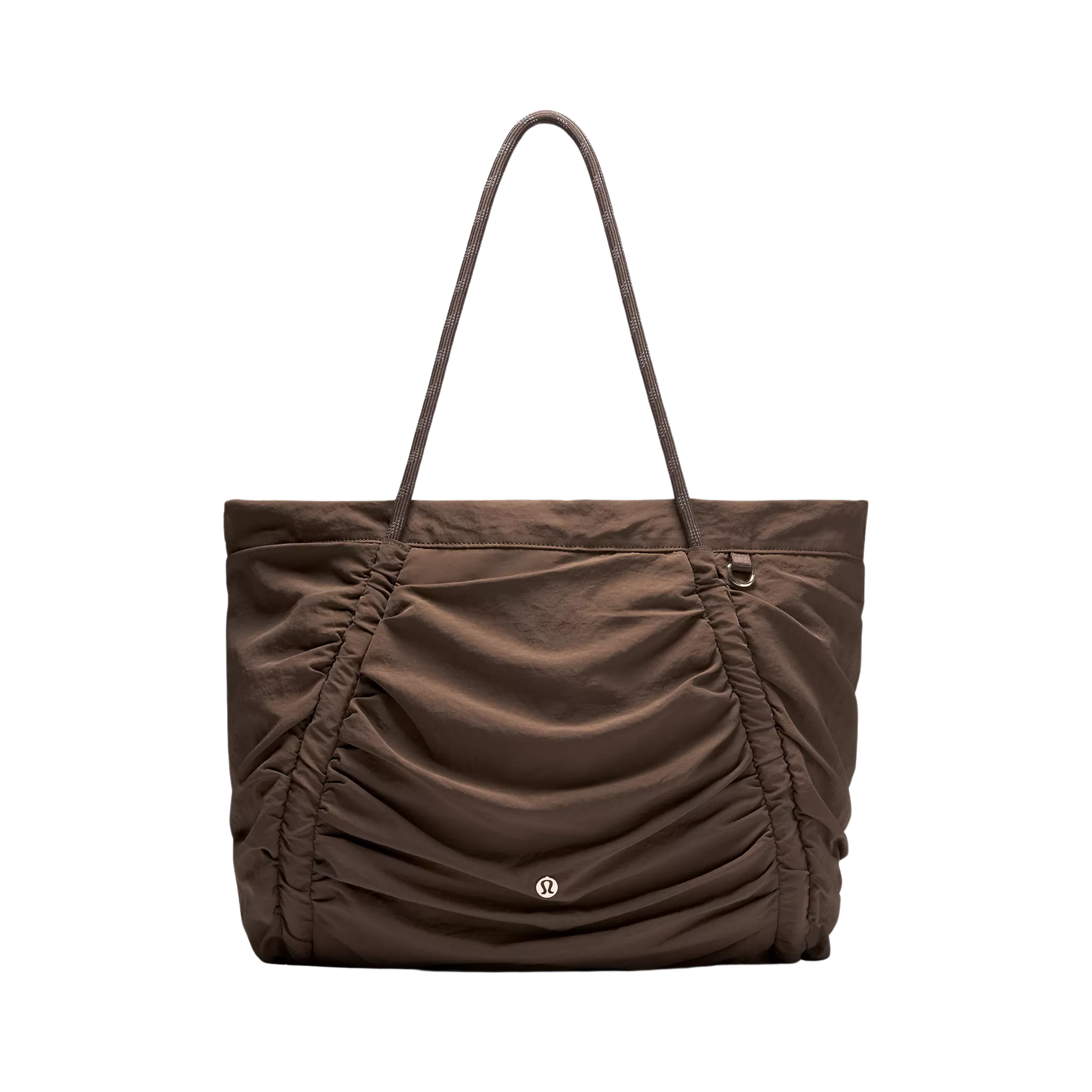 Lululemon Ruched Tote Bag 24L - Walnut Crunch Gold