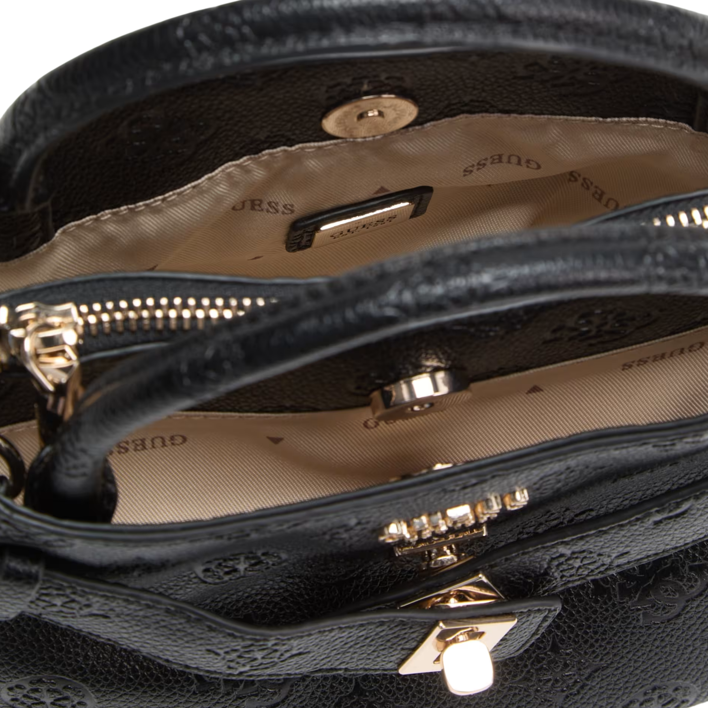 Guess Women Ella Logo Mini Satchel Bag - Blossom