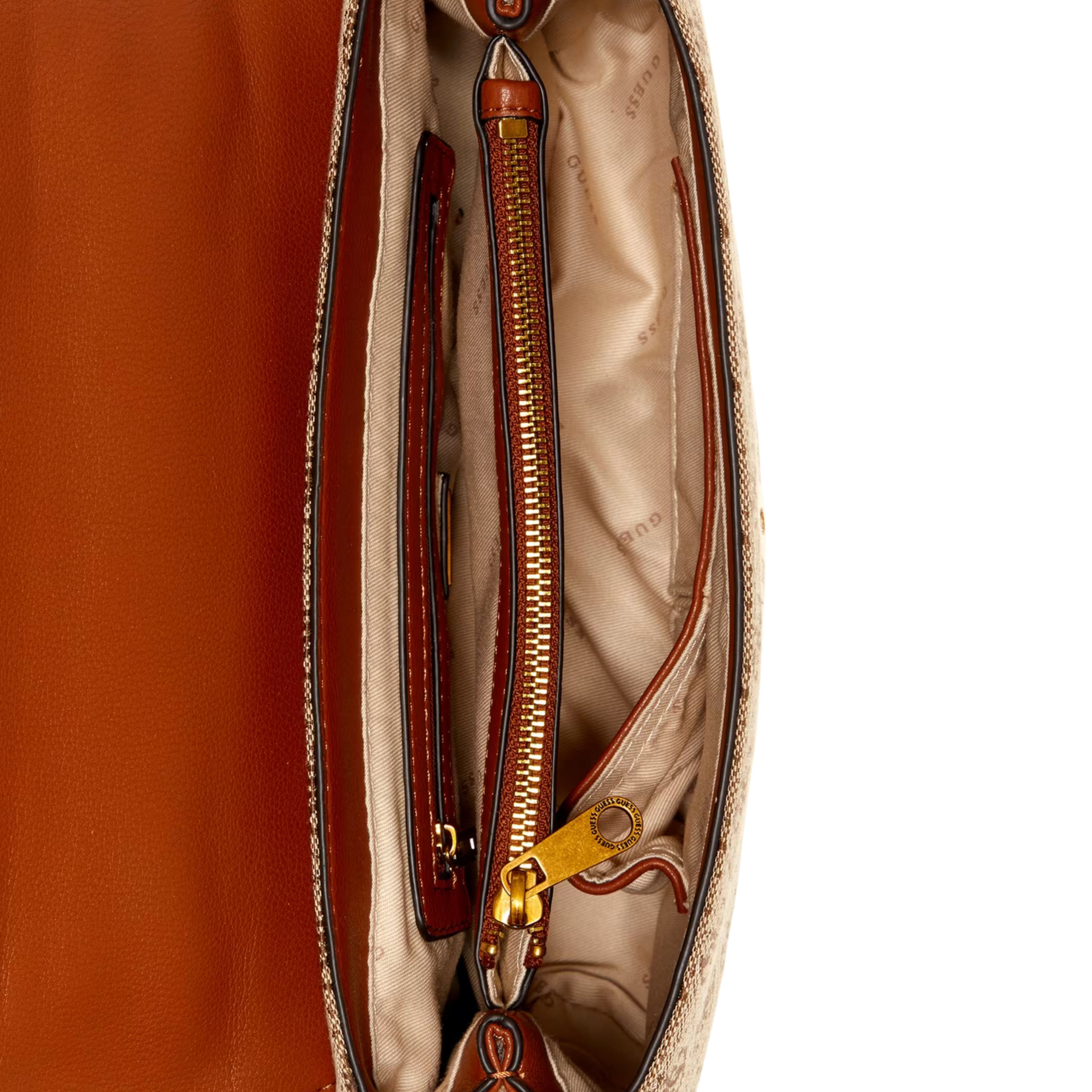 Guess Women Aviana Convertible Crossbody - Latte Cognac