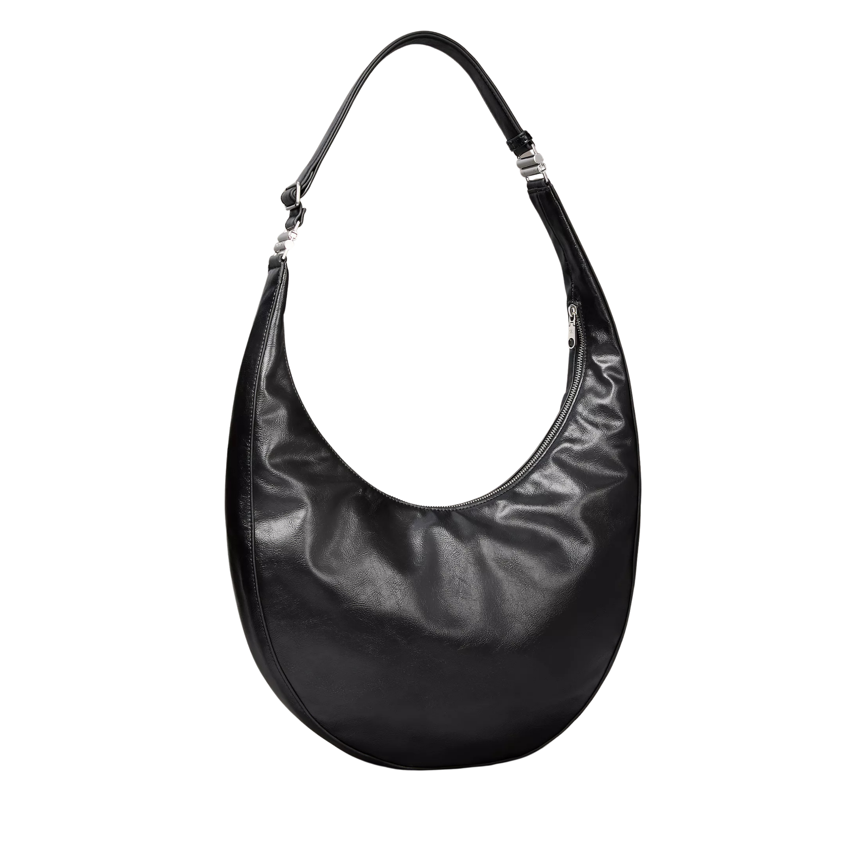 Calvin Klein Women Curved Convertible Crossbody Bag - Black