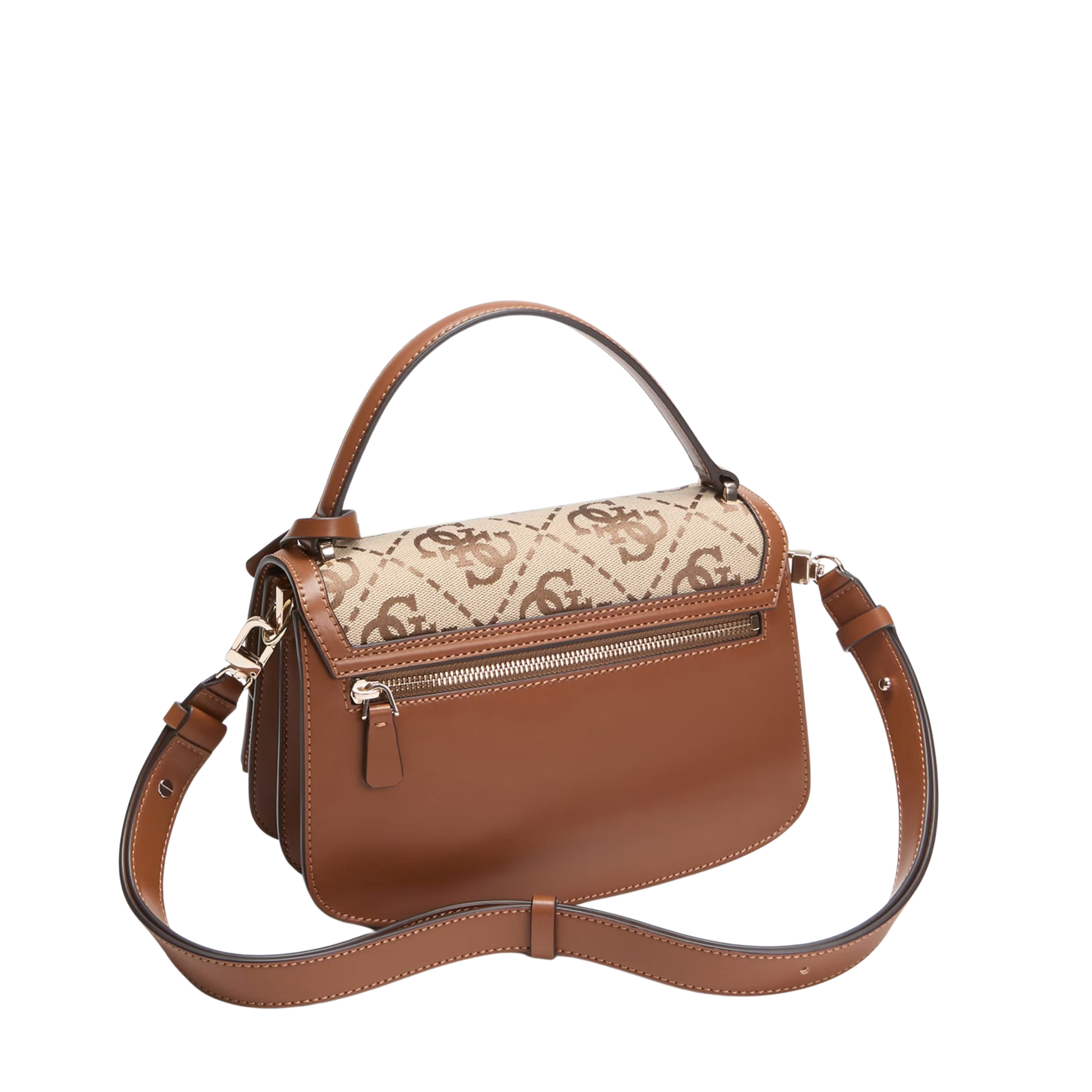 Guess Women Audrey Logo Bag - Latte Logo